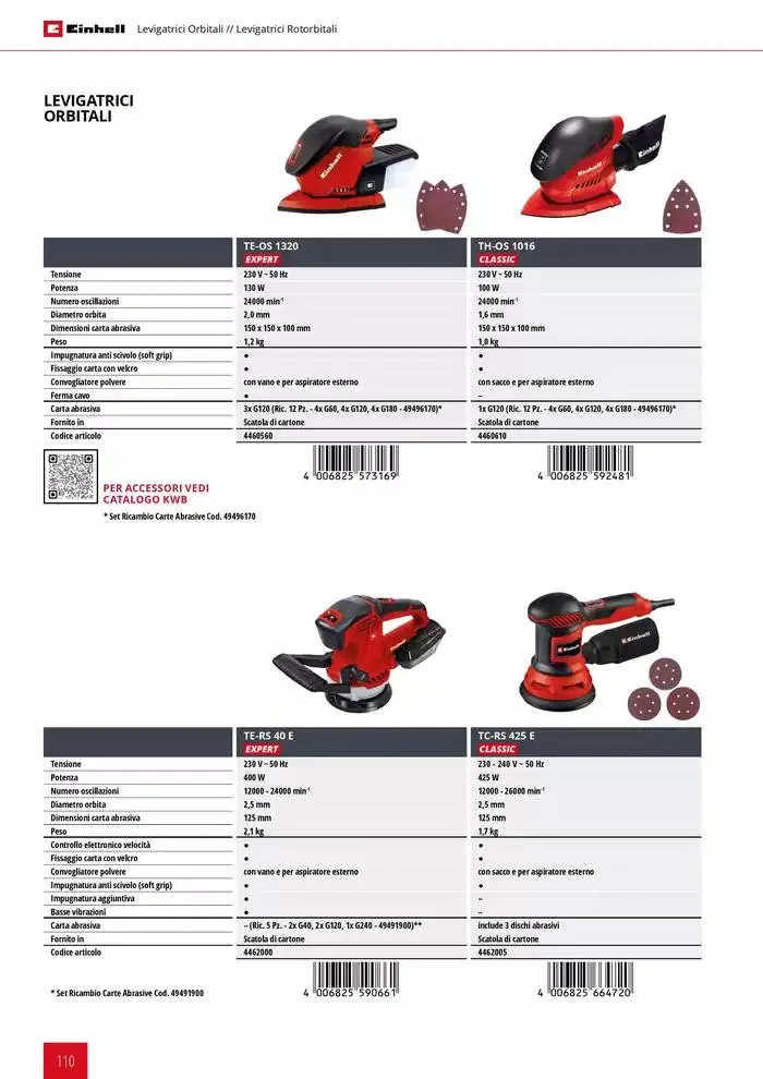 Elettroutensili 2025 da 11 febbraio a 31 dicembre di 2025 - Pagina del volantino 110