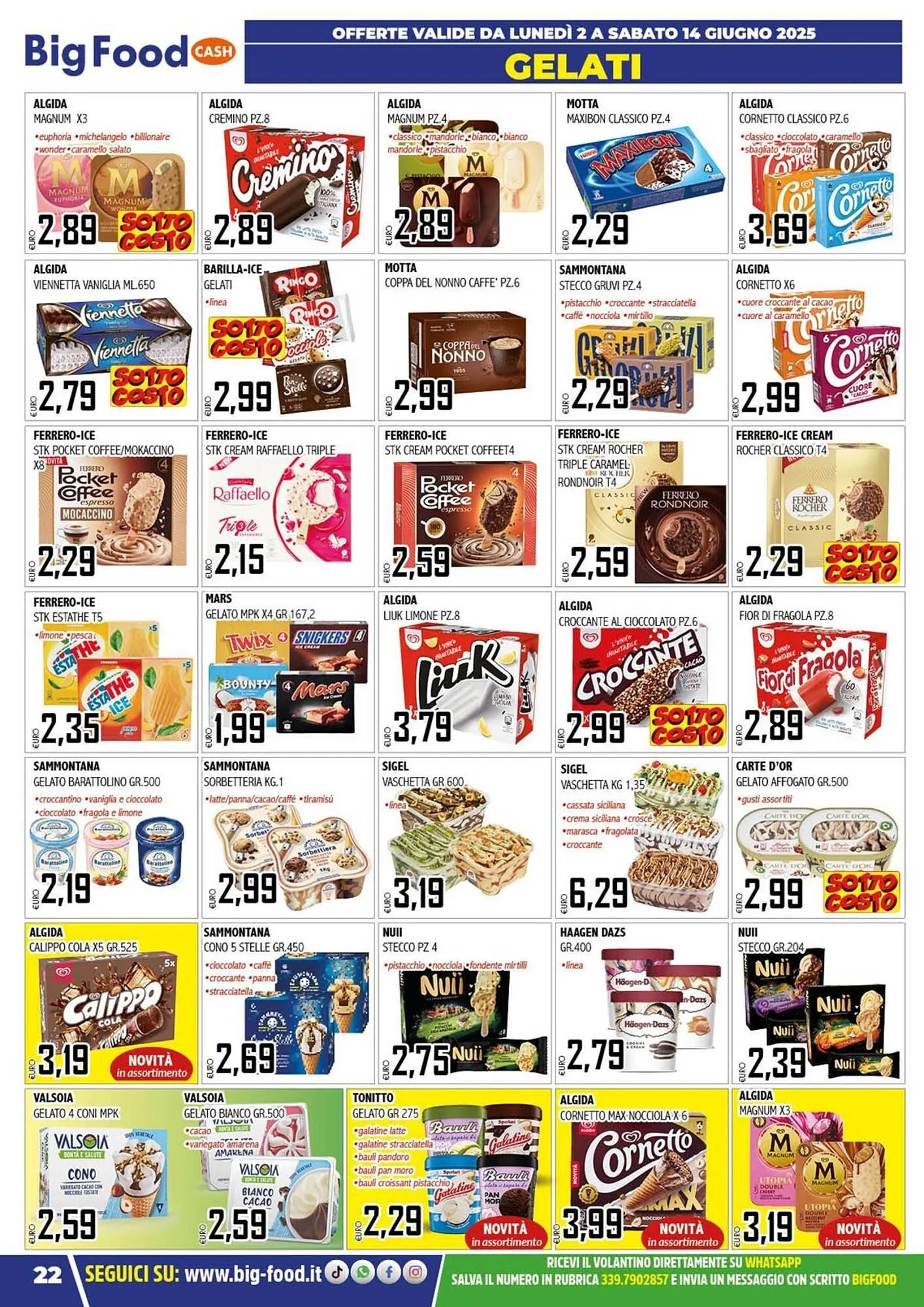 Volantino Big Food da 2 giugno a 14 giugno di 2025 - Pagina del volantino 22