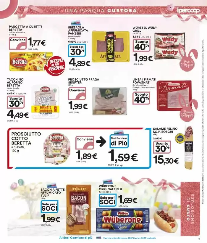 40 prodotti al 40% di sconto da 7 aprile a 21 aprile di 2025 - Pagina del volantino 17