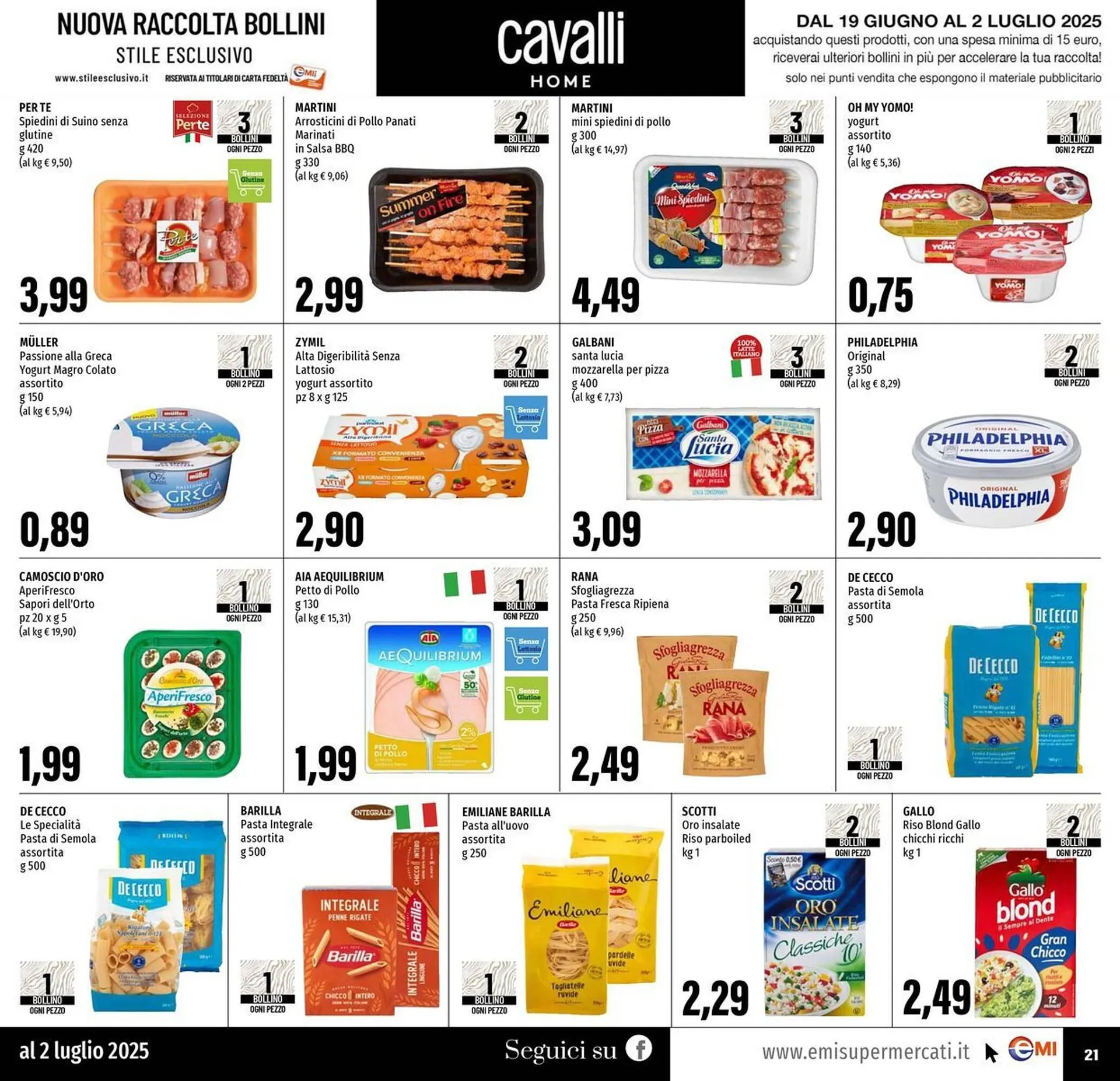 Volantino Emi Supermercati da 19 giugno a 2 luglio di 2025 - Pagina del volantino 21