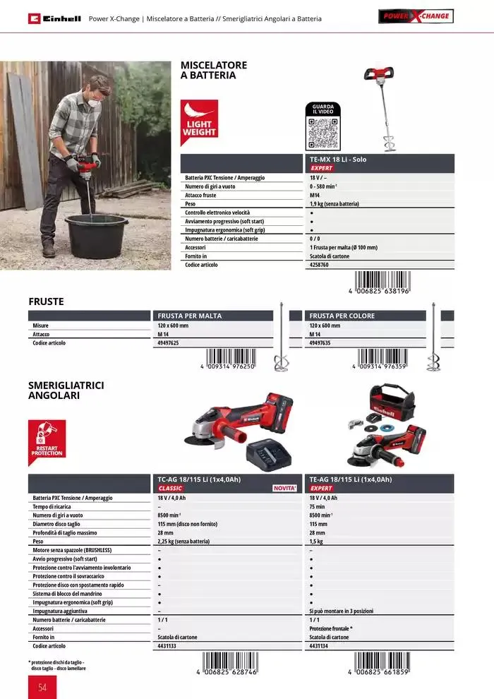 Elettroutensili 2025 da 11 febbraio a 31 dicembre di 2025 - Pagina del volantino 54