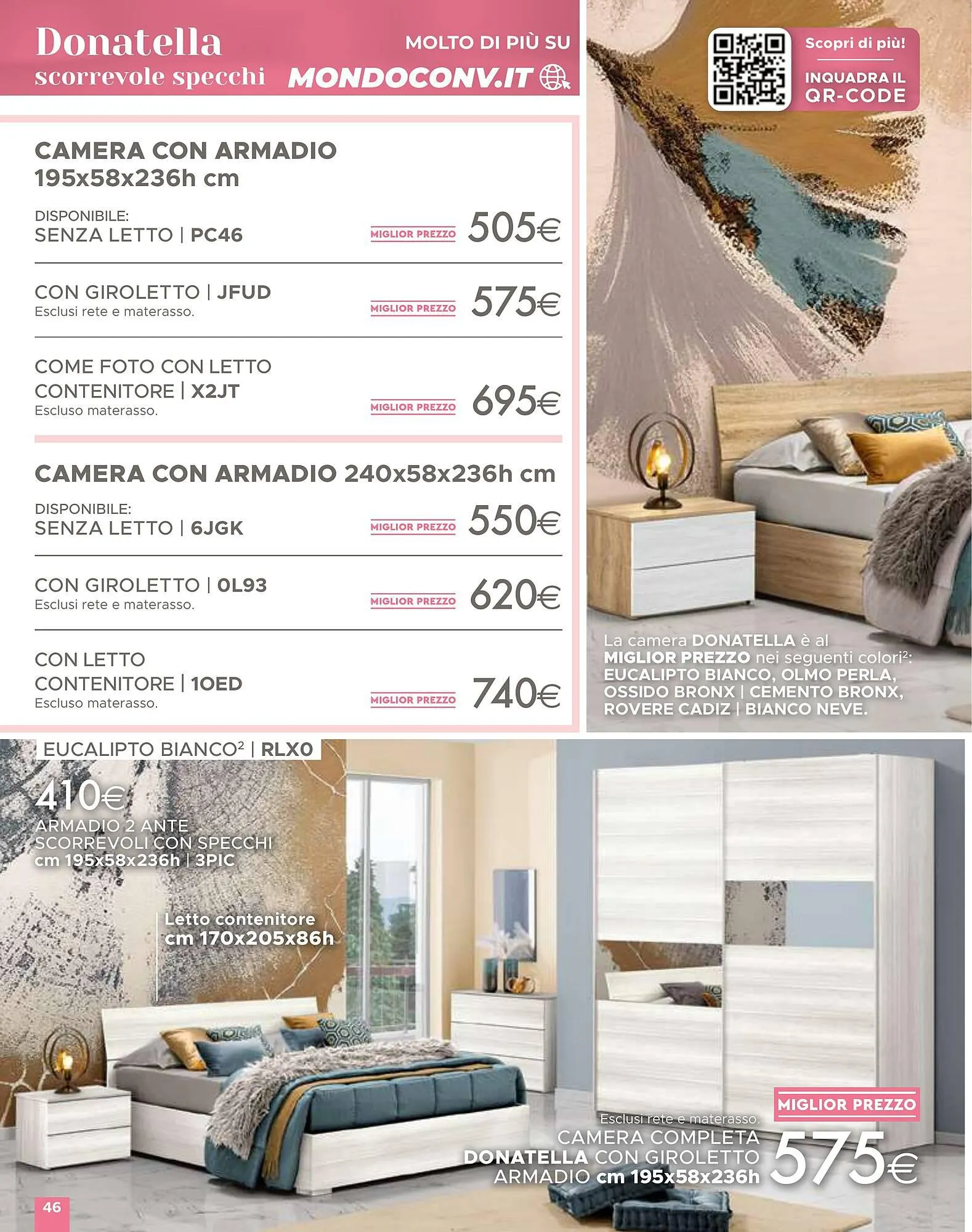 Volantino Mondo Convenienza da 1 aprile a 1 settembre di 2024 - Pagina del volantino 46