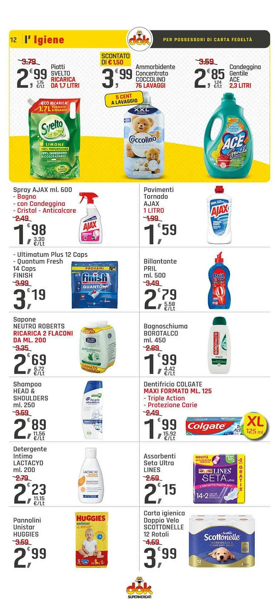Volantino Supermercati Dok da 5 giugno a 14 giugno di 2025 - Pagina del volantino 12