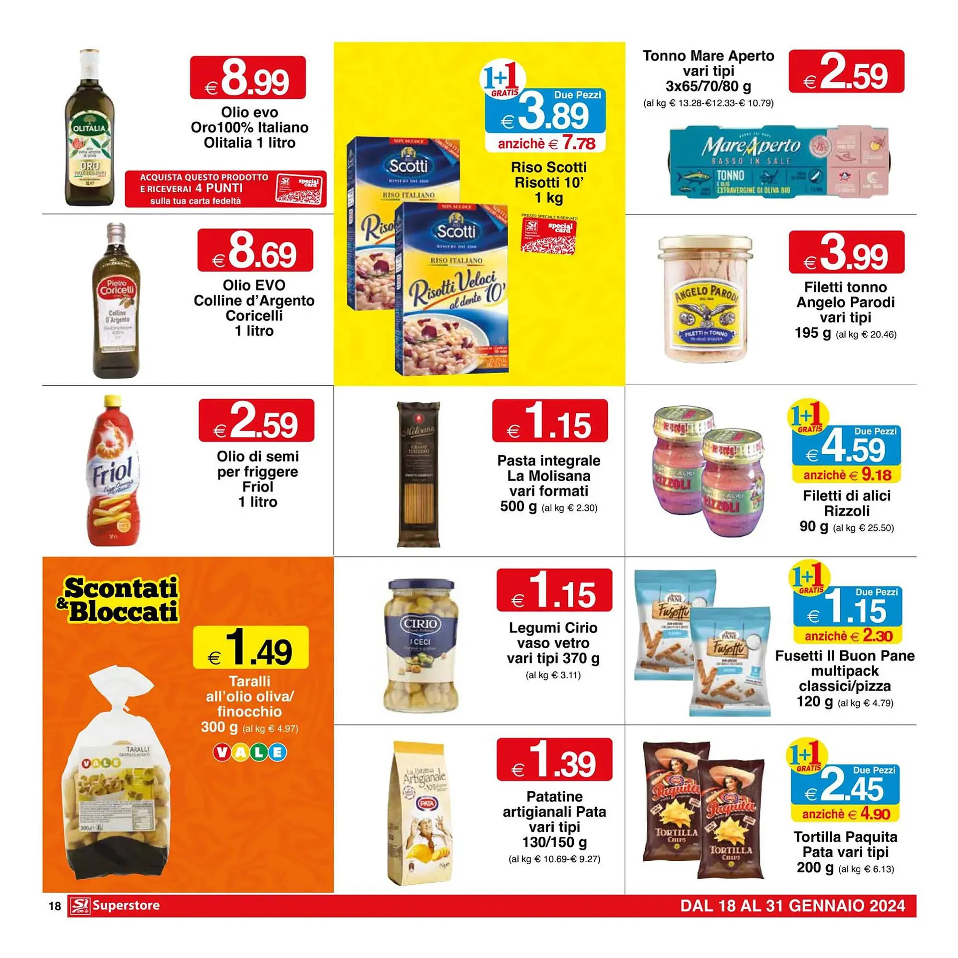 Volantino Sì con te Superstore da 18 gennaio a 31 gennaio di 2024 - Pagina del volantino 18