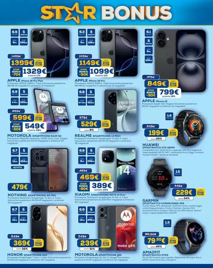 Star bonus -200€ da 3 aprile a 16 aprile di 2025 - Pagina del volantino 8