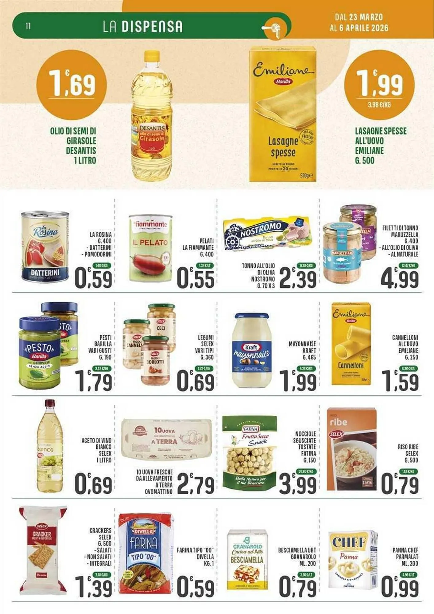 Volantino La Mimosa Supermercati da 23 marzo a 6 aprile di 2026 - Pagina del volantino 11