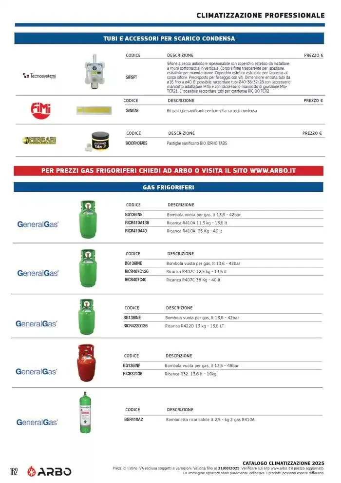 Catalogo Climatizzazione 2025 da 1 gennaio a 31 dicembre di 2025 - Pagina del volantino 152