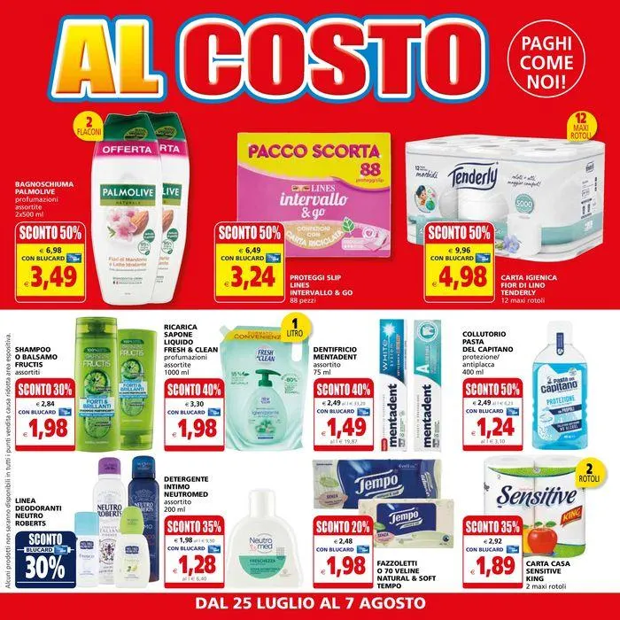 Al costo da 25 luglio a 7 agosto di 2024 - Pagina del volantino 12