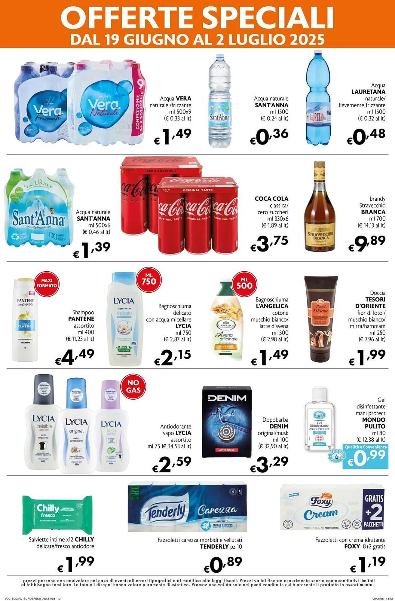Volantino Eurospesa da 19 giugno a 2 luglio di 2025 - Pagina del volantino 10