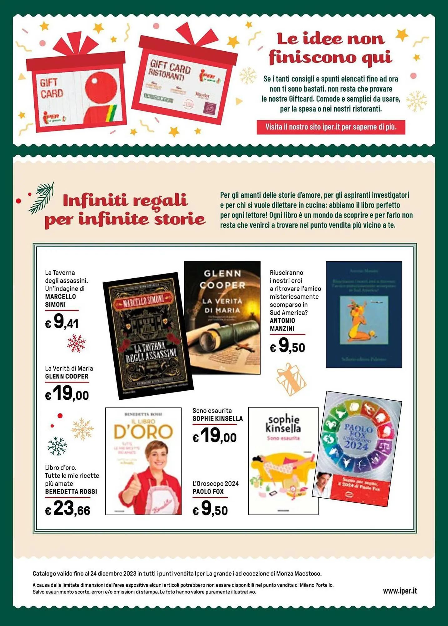 Volantino Iper La Grande da 16 novembre a 24 dicembre di 2023 - Pagina del volantino 40