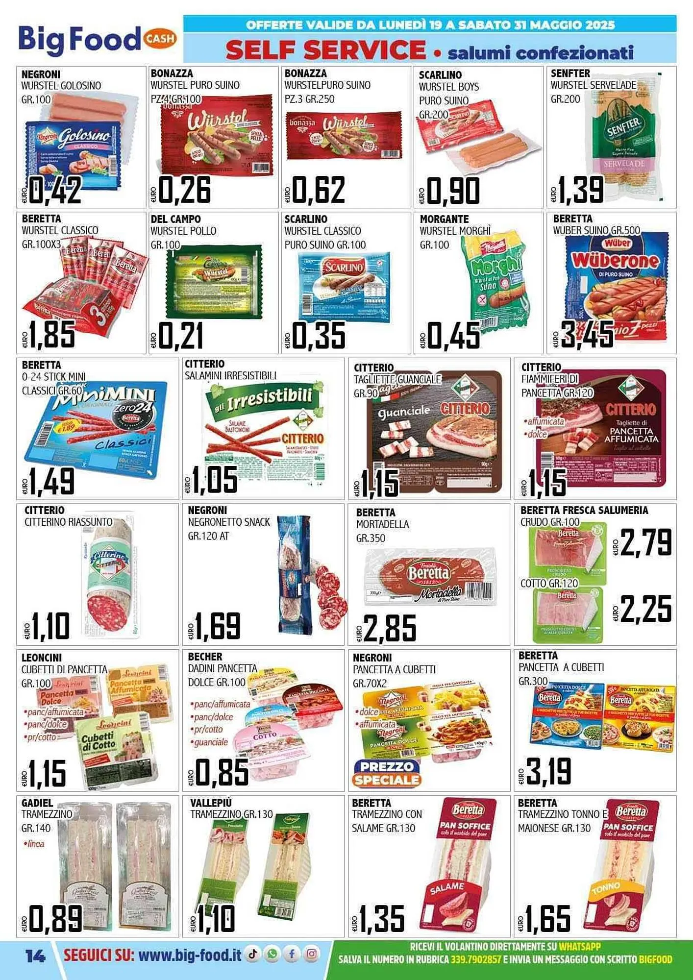 Volantino Big Food da 19 maggio a 31 maggio di 2025 - Pagina del volantino 14