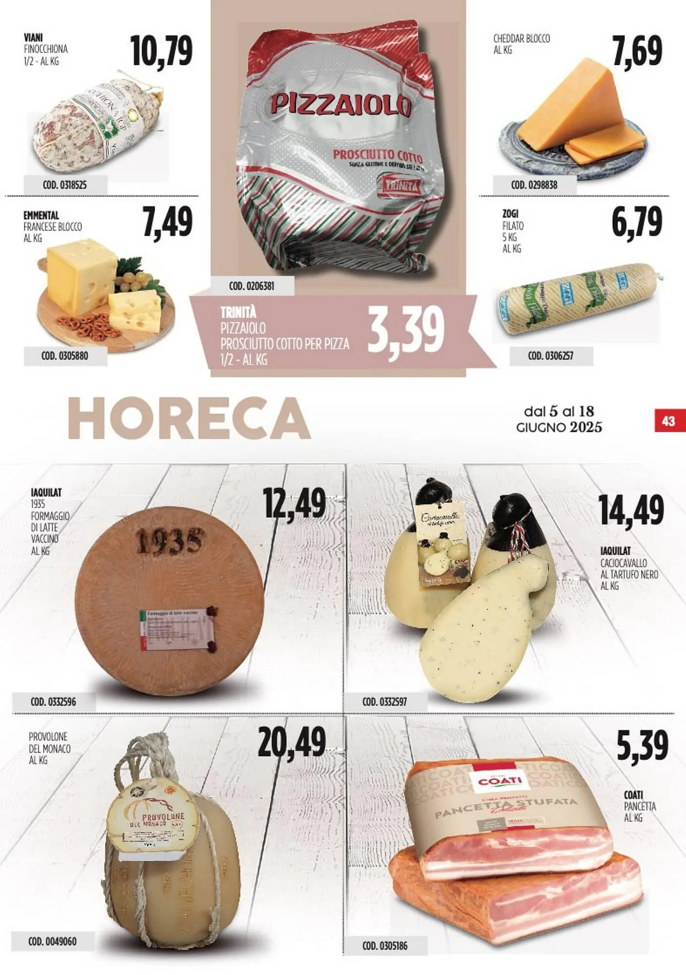 Volantino Carico Cash & Carry da 5 giugno a 18 giugno di 2025 - Pagina del volantino 43