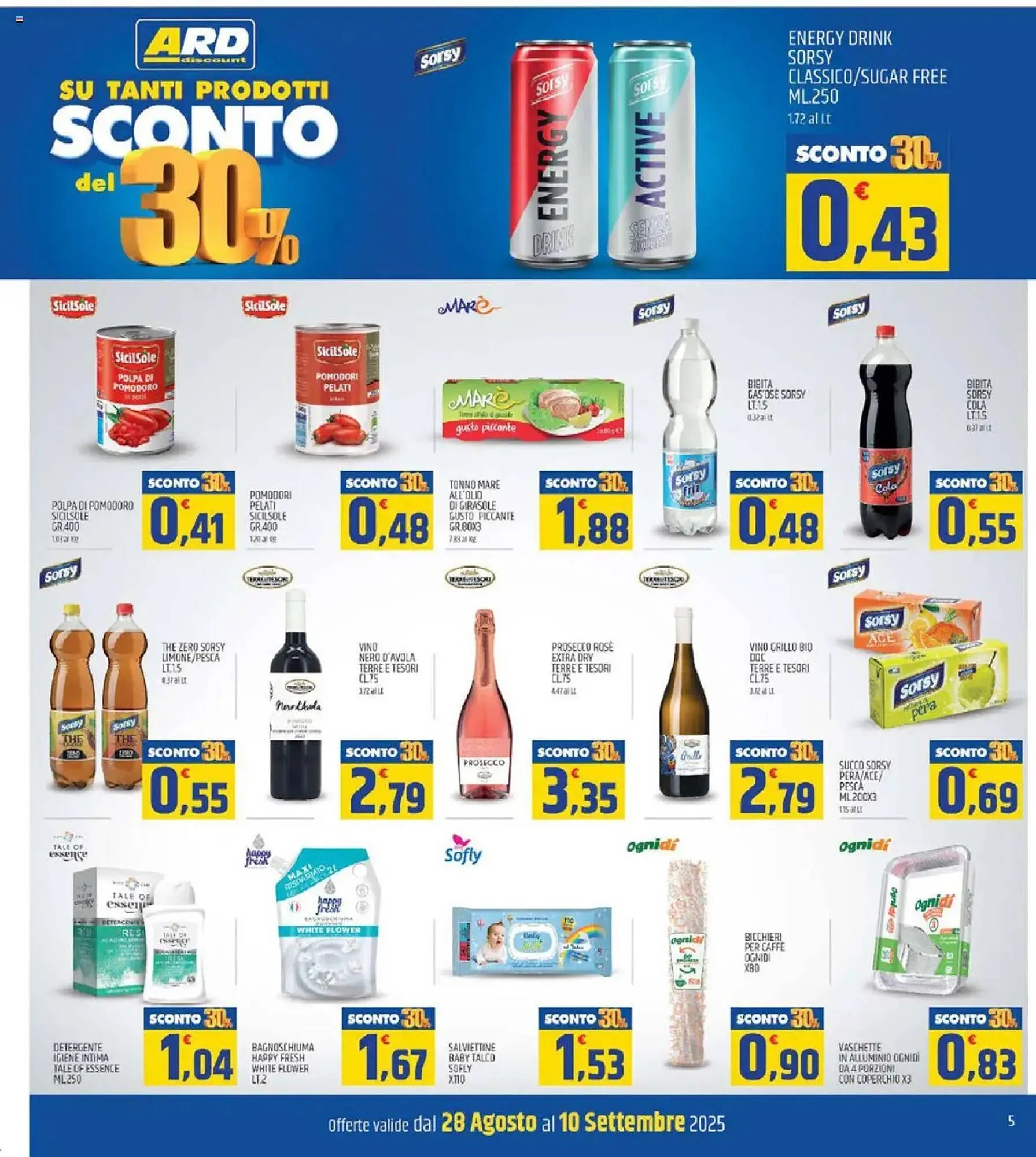 Volantino Ard Discount da 28 agosto a 10 settembre di 2025 - Pagina del volantino 5