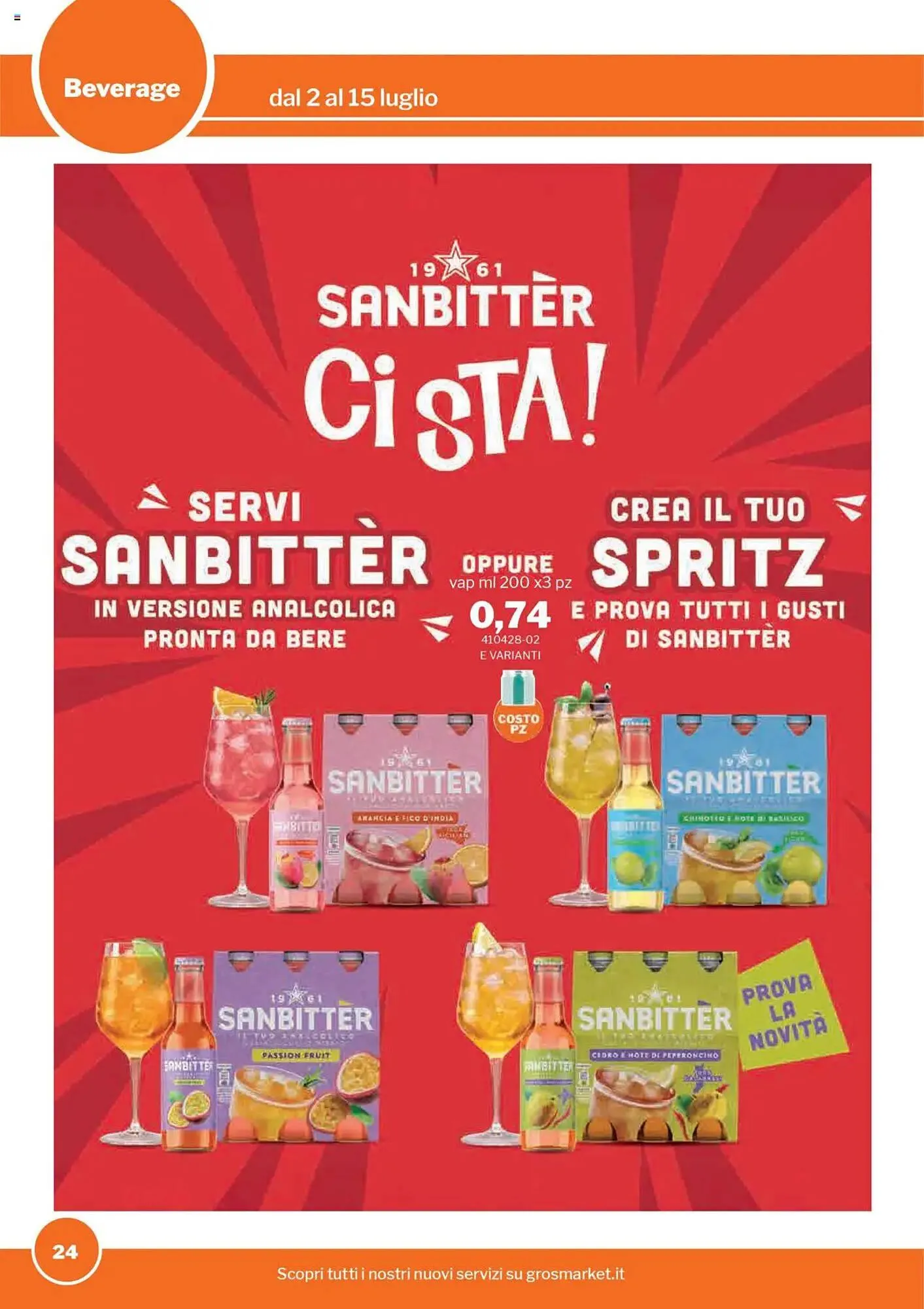 Volantino GrosMarket da 2 luglio a 15 luglio di 2025 - Pagina del volantino 24