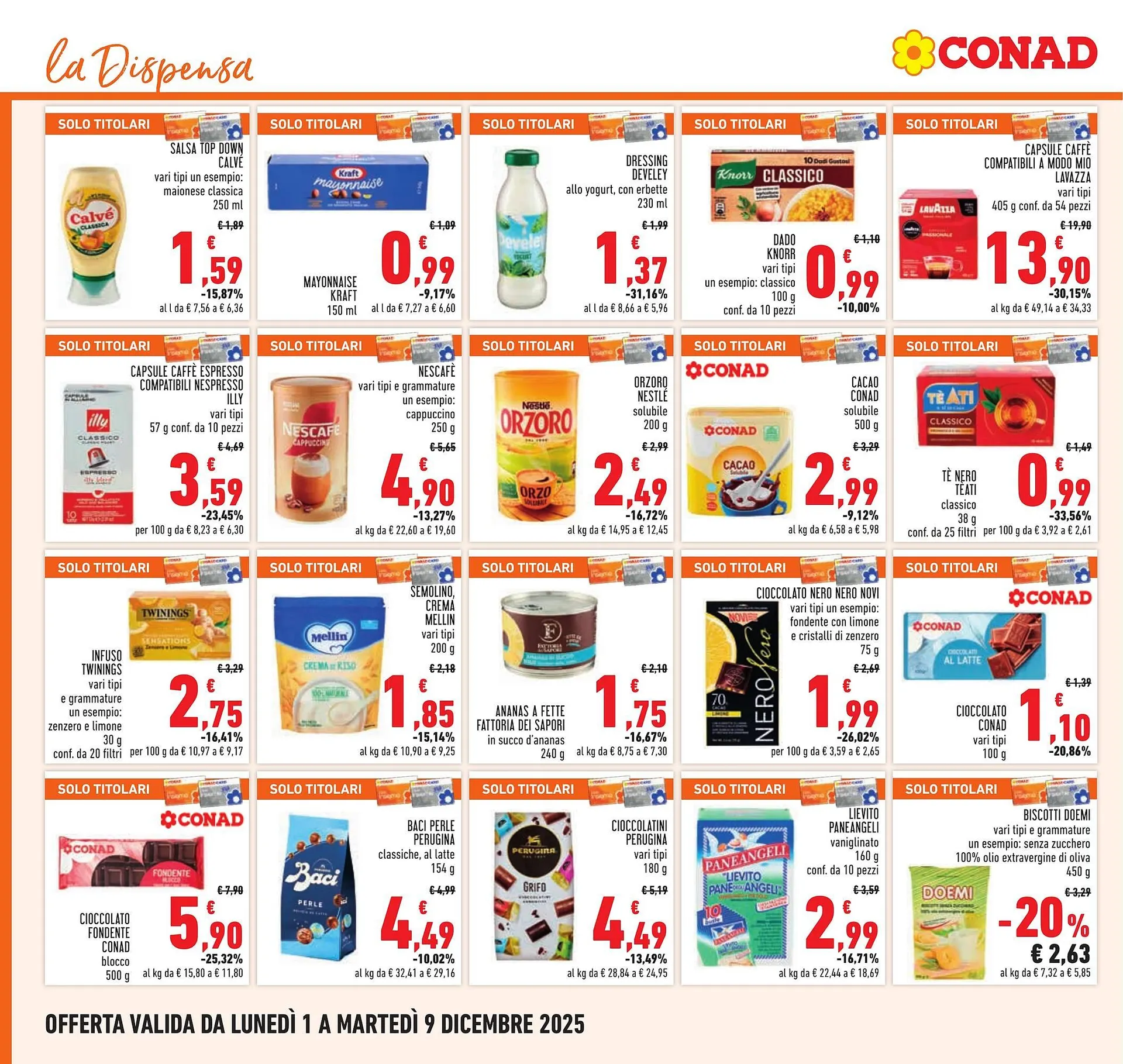Volantino Conad da 1 dicembre a 9 dicembre di 2025 - Pagina del volantino 20