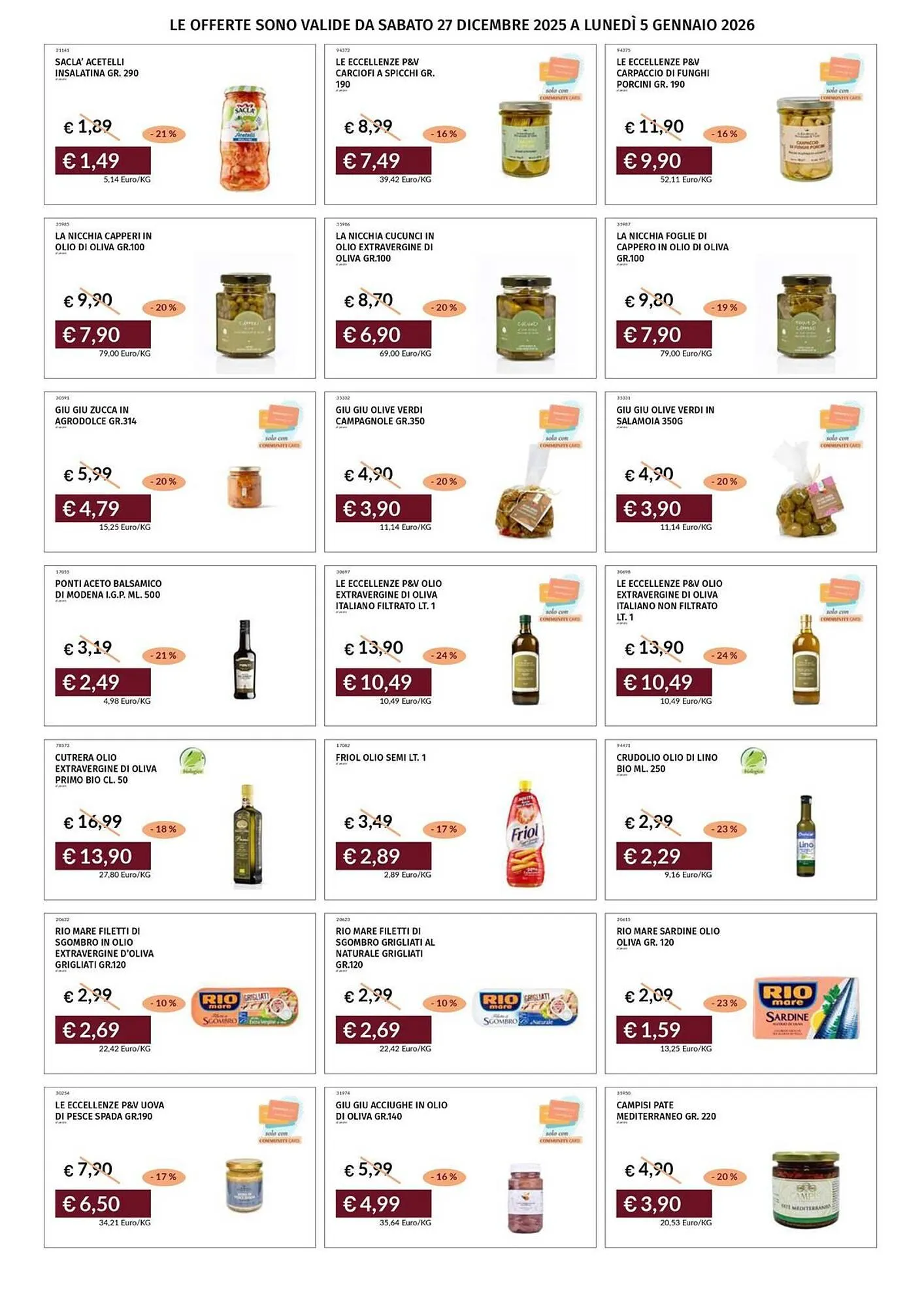 Volantino Prezzemolo e Vitale da 29 dicembre a 5 gennaio di 2026 - Pagina del volantino 23