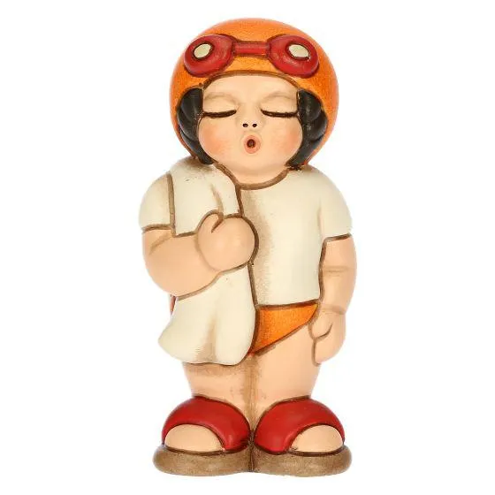 Campione di nuoto in ceramica