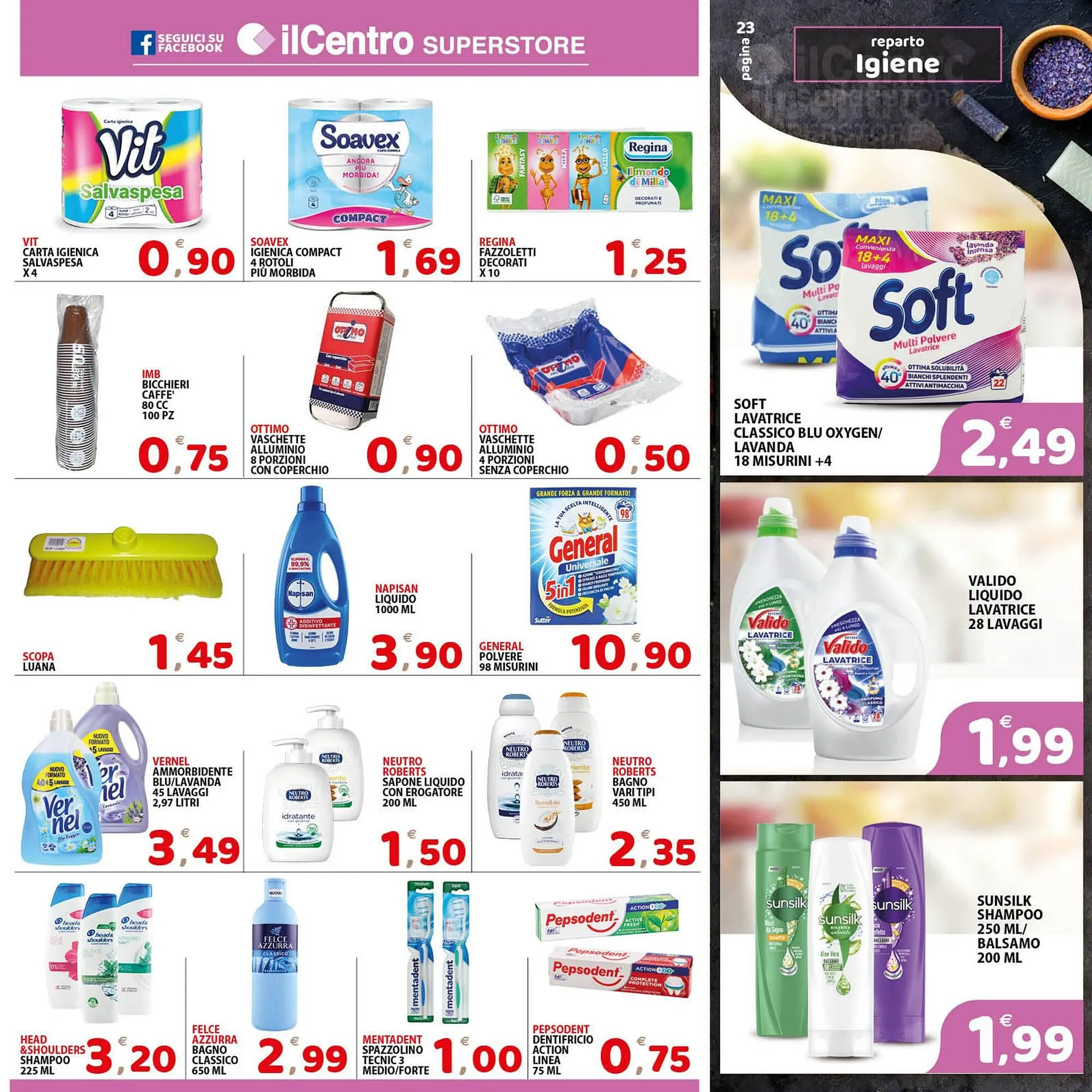 Volantino Il Centro Superstore da 19 marzo a 2 aprile di 2025 - Pagina del volantino 23