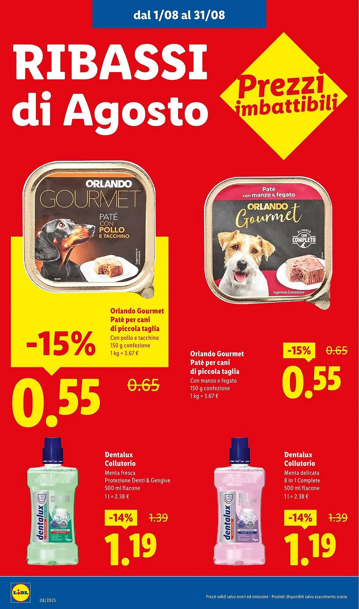 Volantino Lidl da 1 agosto a 31 agosto di 2025 - Pagina del volantino 12