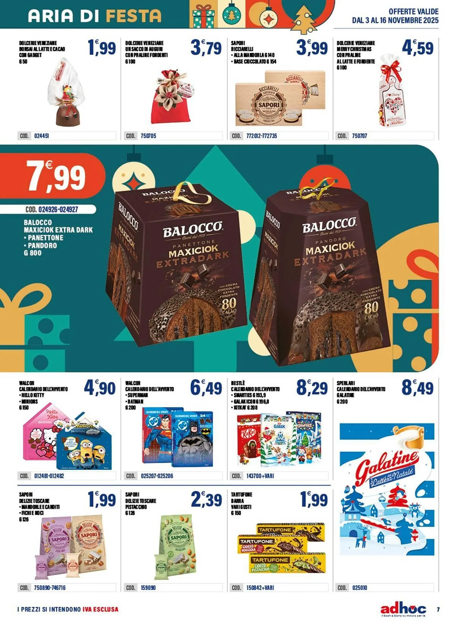 Volantino Adhoc da 3 novembre a 16 novembre di 2025 - Pagina del volantino 7
