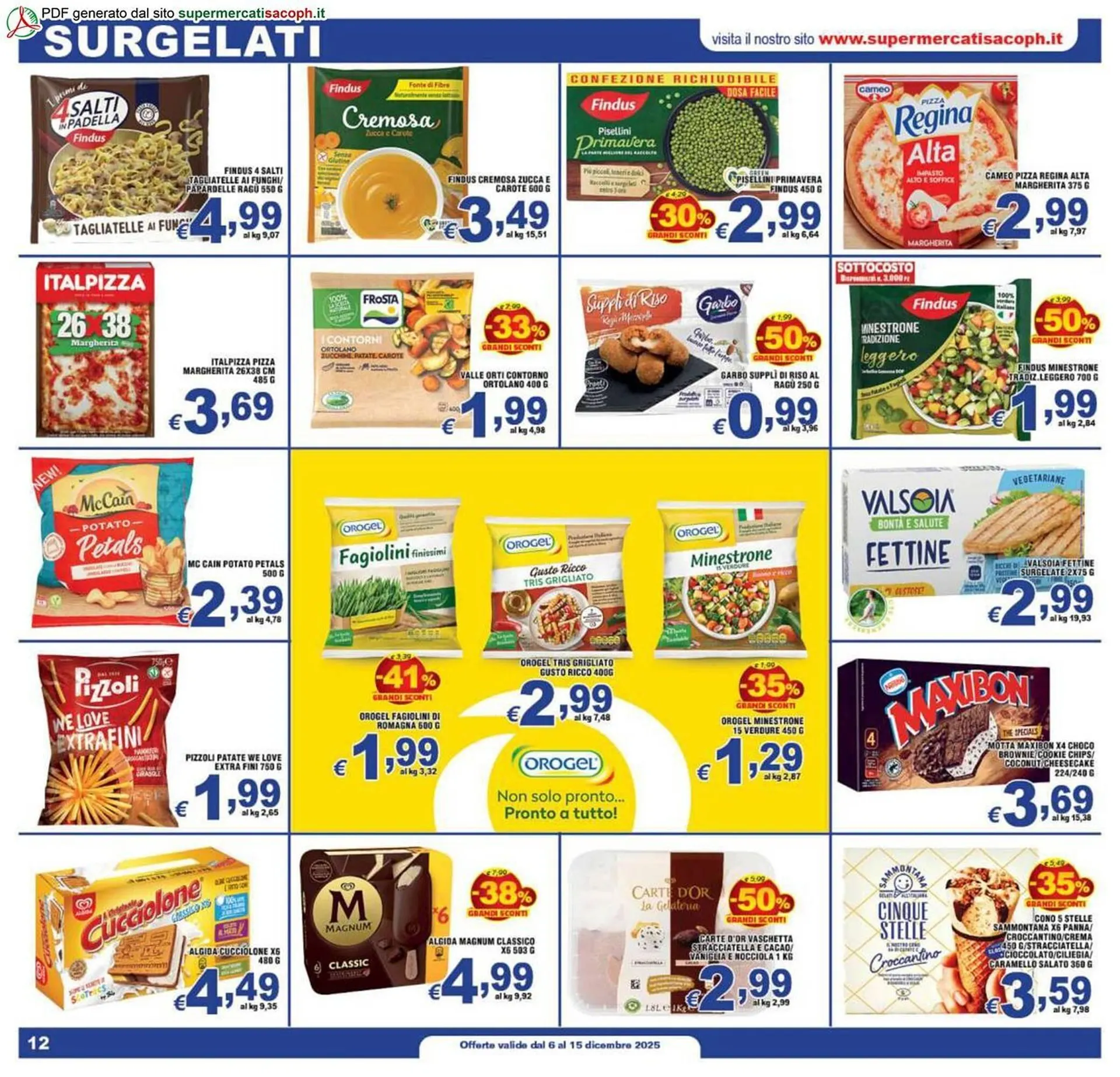 Volantino Sacoph da 6 dicembre a 15 dicembre di 2025 - Pagina del volantino 12