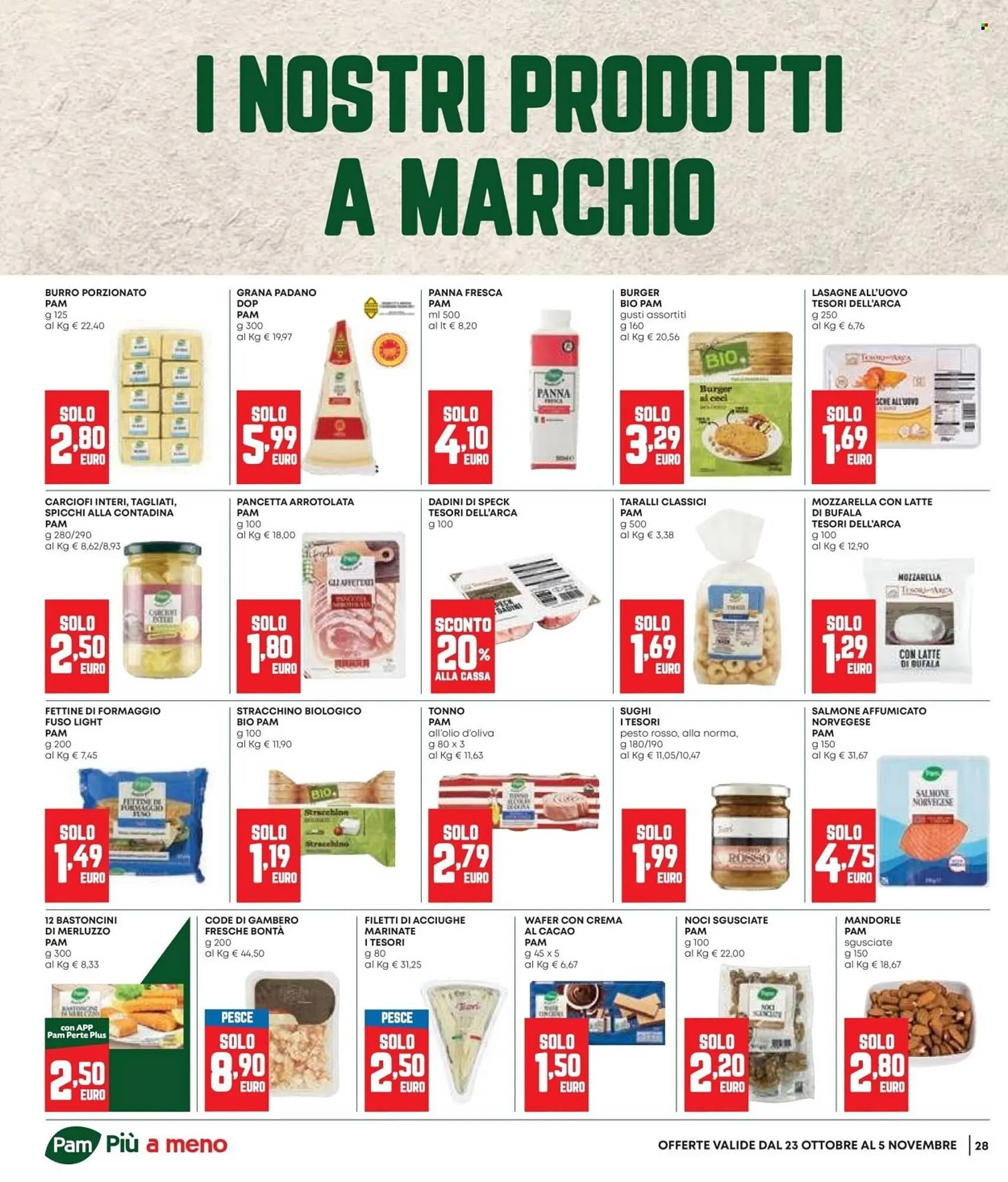 Volantino Pam da 23 ottobre a 5 novembre di 2025 - Pagina del volantino 28