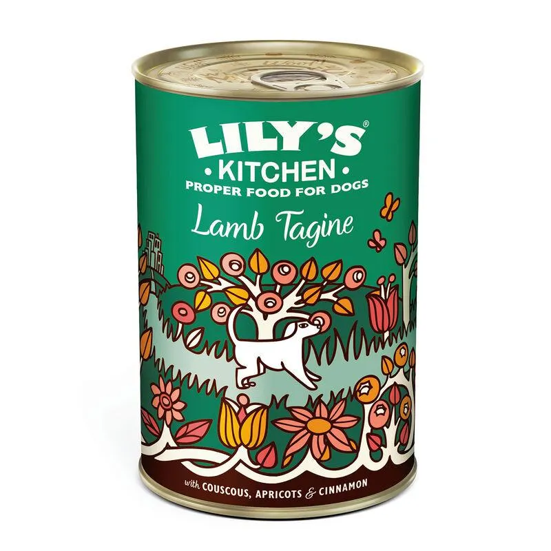 Lily's Kitchen Dog Adult Lamb Tagine con Couscous Albicocca e Cannella 400gr 000126773