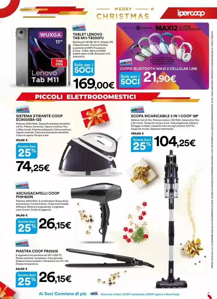 Catalogo Ipercoop da 2 dicembre a 31 dicembre di 2024 - Pagina del volantino 3