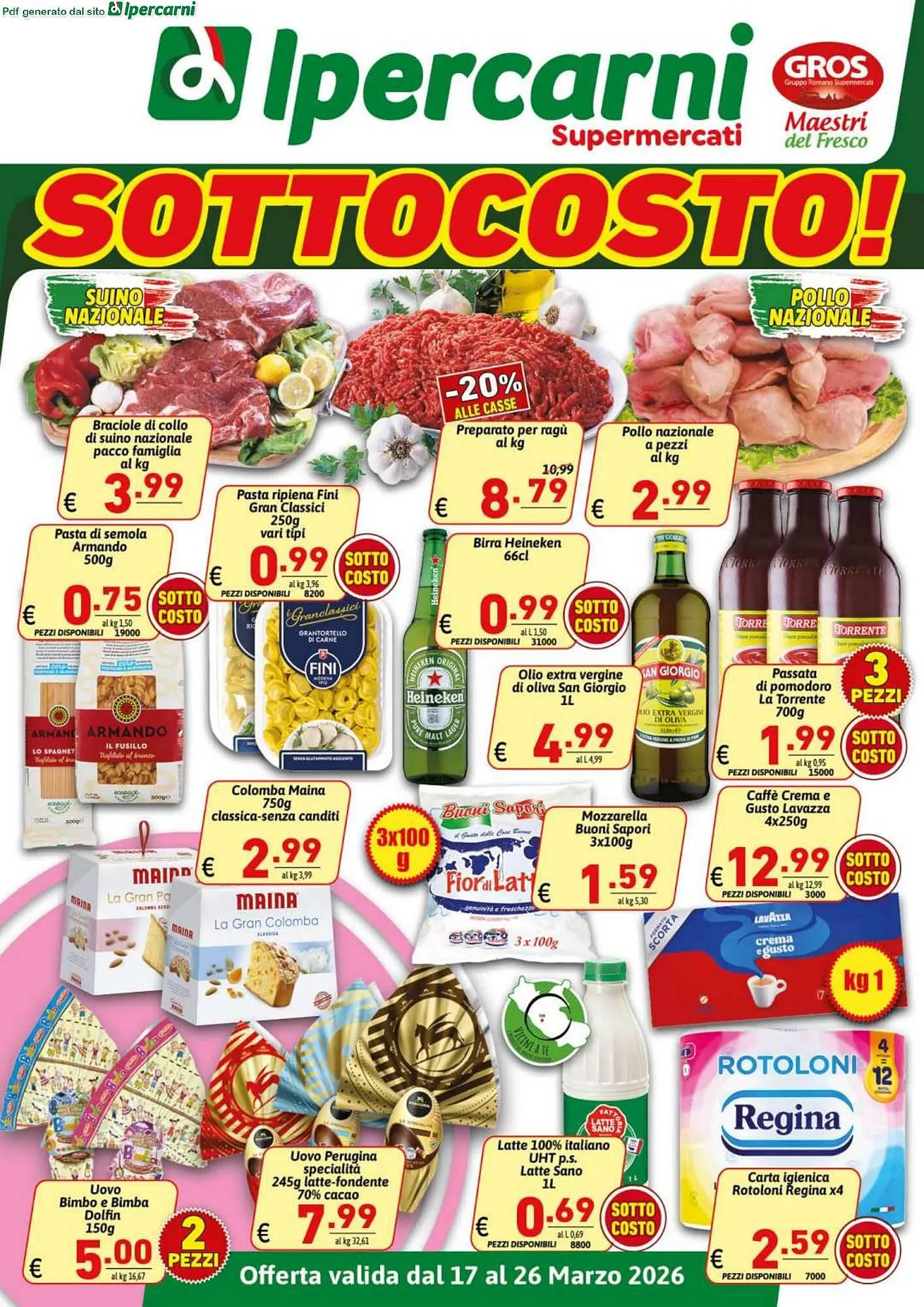 Volantino Ipercarni da 17 marzo a 26 marzo di 2026 - Pagina del volantino 1
