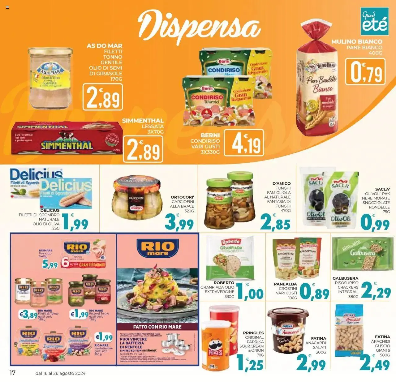 Volantino Eté - Grandeté da 16 agosto a 26 agosto di 2024 - Pagina del volantino 17