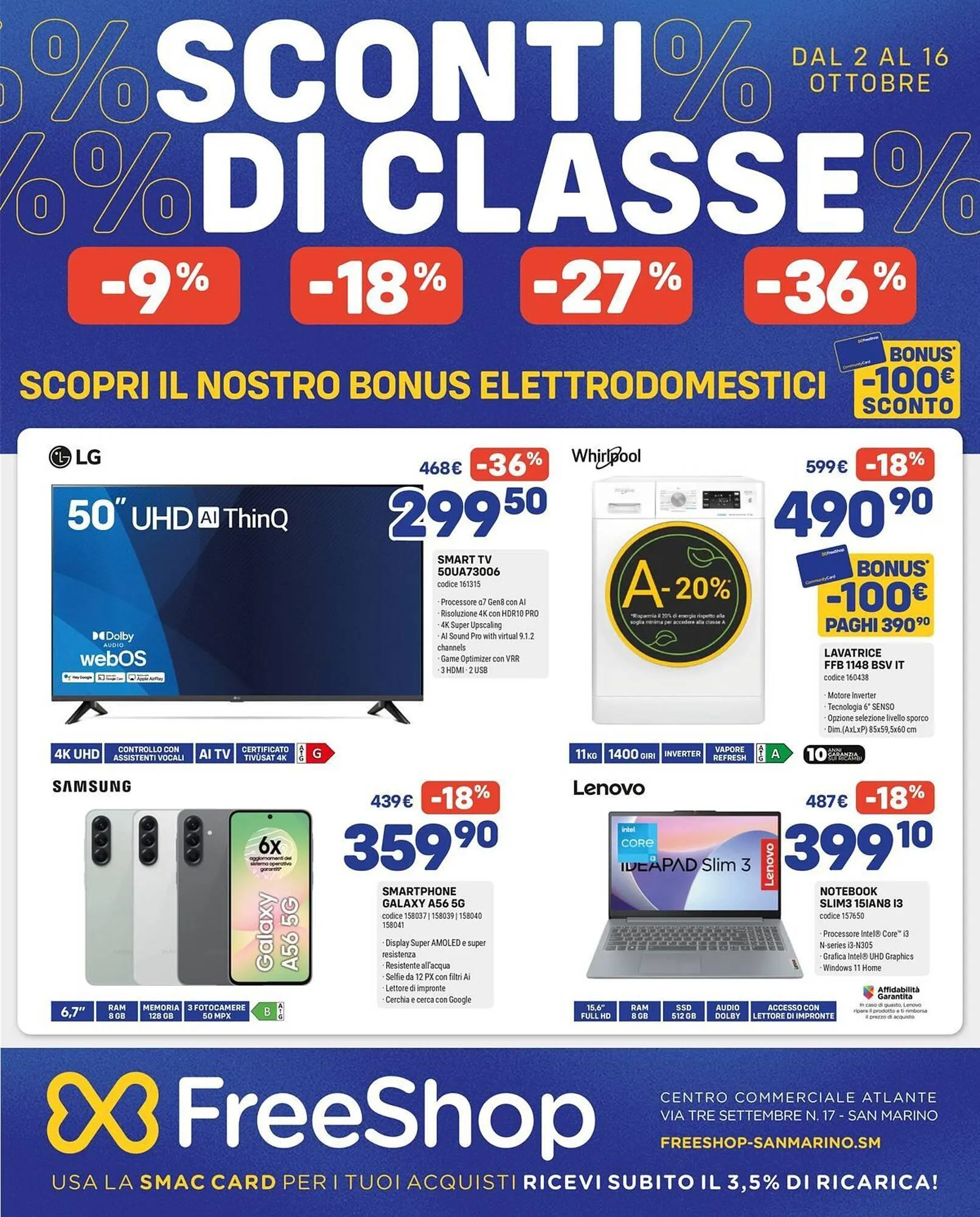 Volantino FreeShop da 2 ottobre a 16 ottobre di 2025 - Pagina del volantino 1