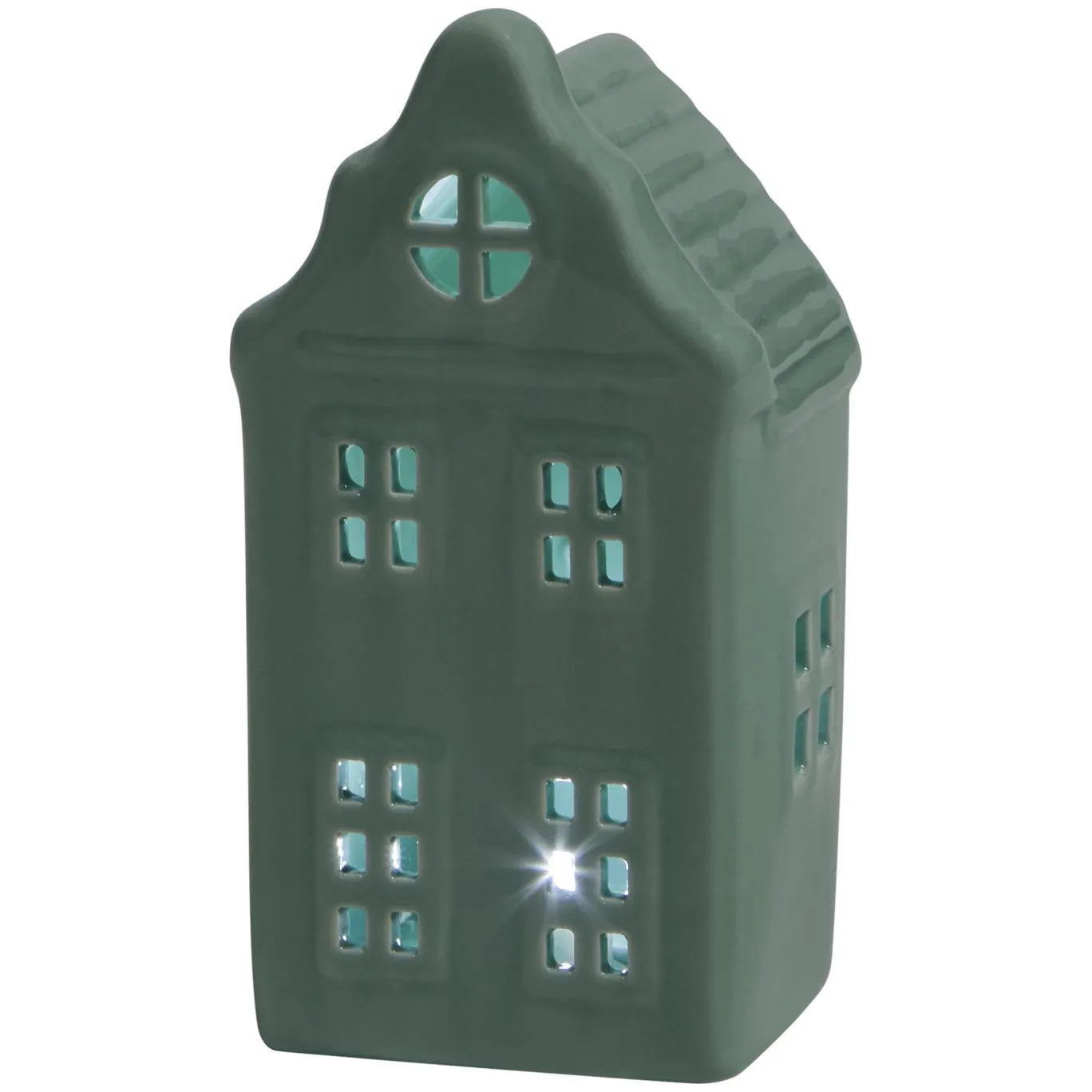 Casa in ceramica con luce Home Accents