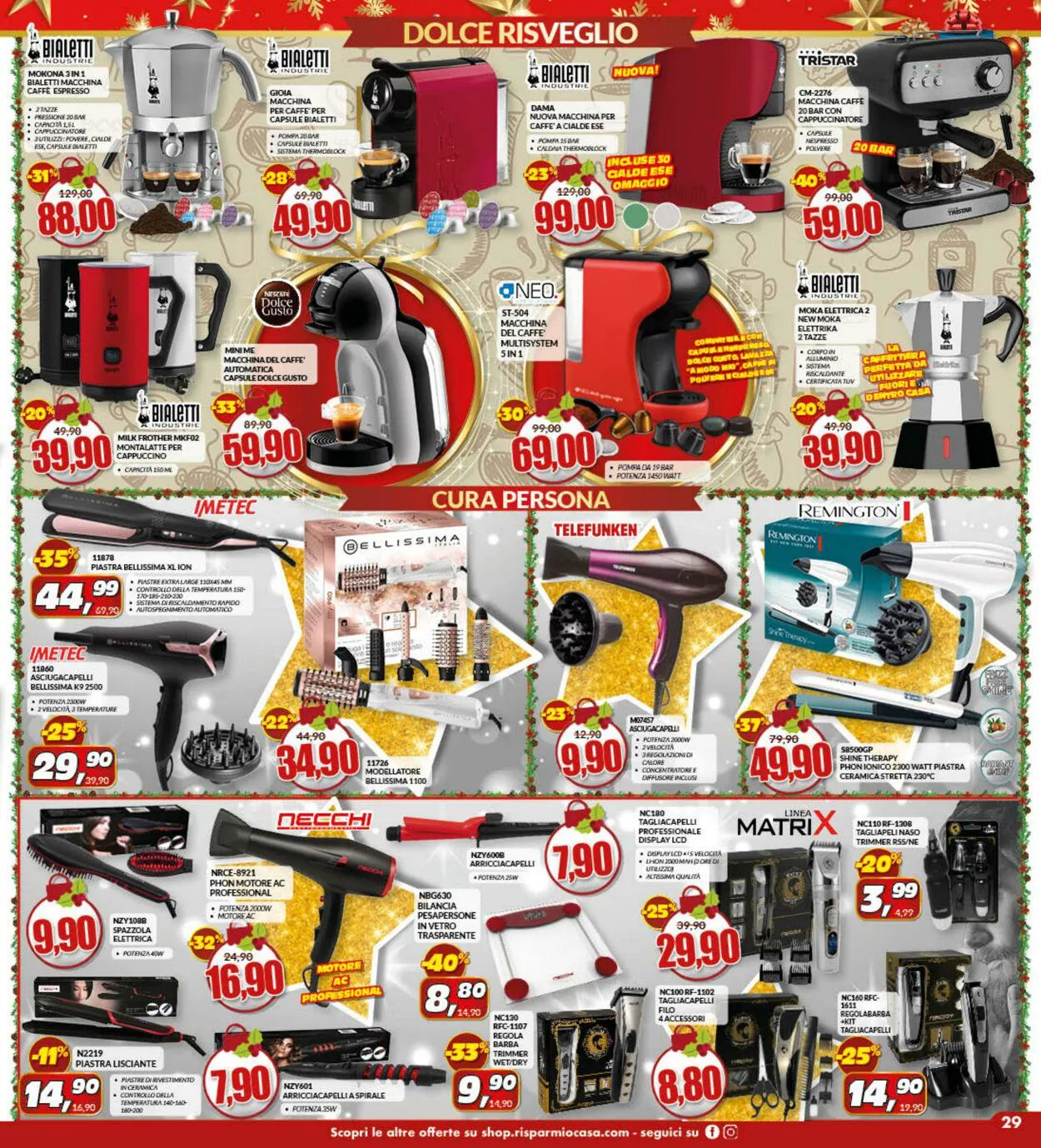 Risparmio Casa Volantino attuale da 25 novembre a 17 dicembre di 2023 - Pagina del volantino 29