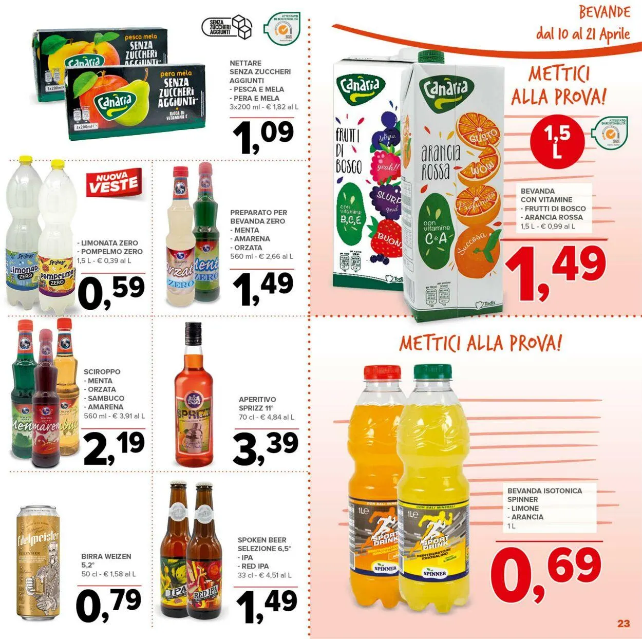 Todis Volantino attuale da 28 maggio a 11 giugno di 2025 - Pagina del volantino 23