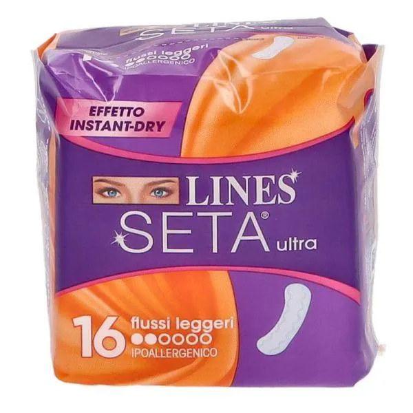 ASSORBENTI LINES SETA ULTRA FLUSSI LEGGERI