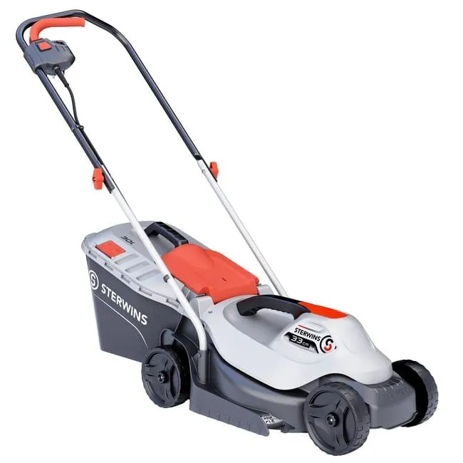 Tagliaerba elettrico velocità non regolabile (trainato a comando) STERWINS ELM1-33P4 1400 W L 33 cm