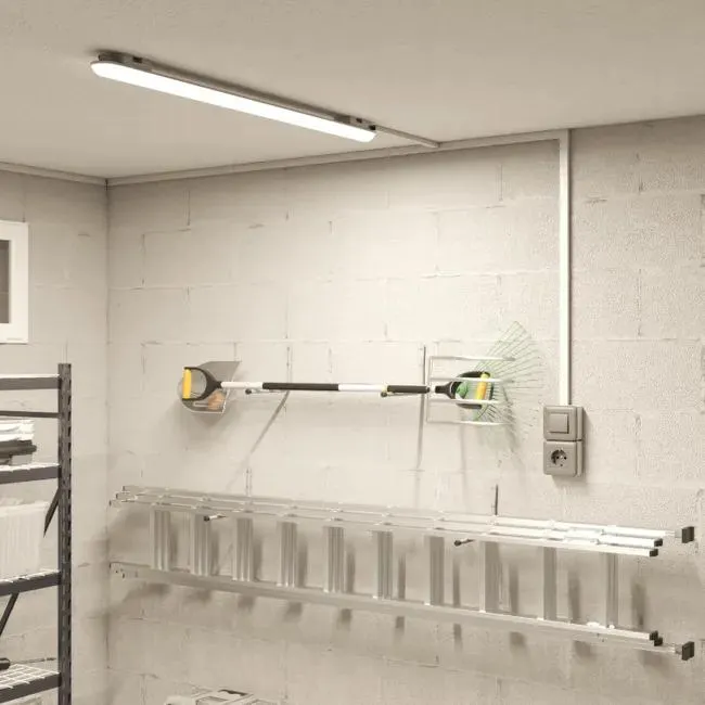 Reglette con fonte luminosa LED per soffitto Volga, luce bianco, 45LM INSPIRE