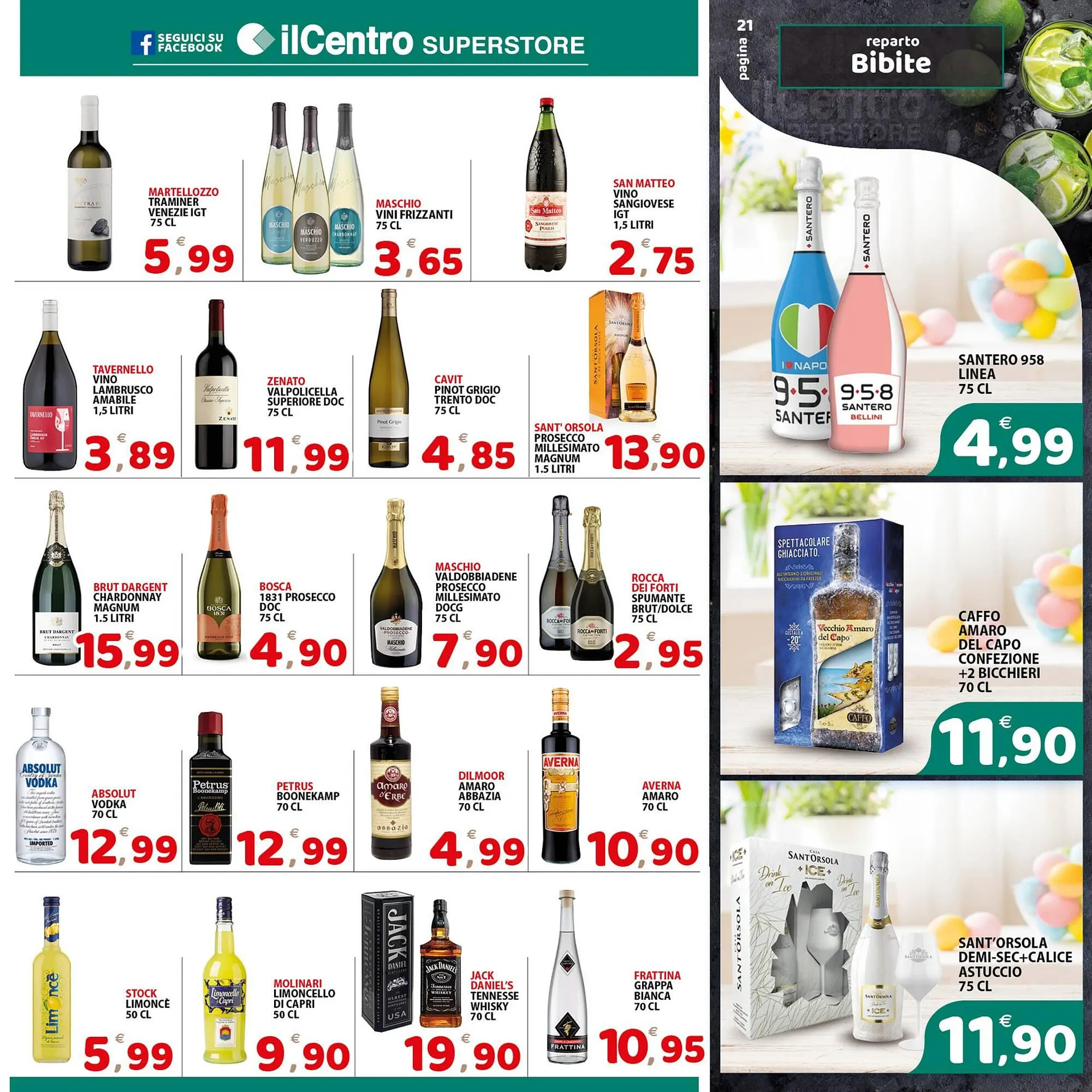 Volantino Il Centro Superstore da 15 aprile a 29 aprile di 2025 - Pagina del volantino 21
