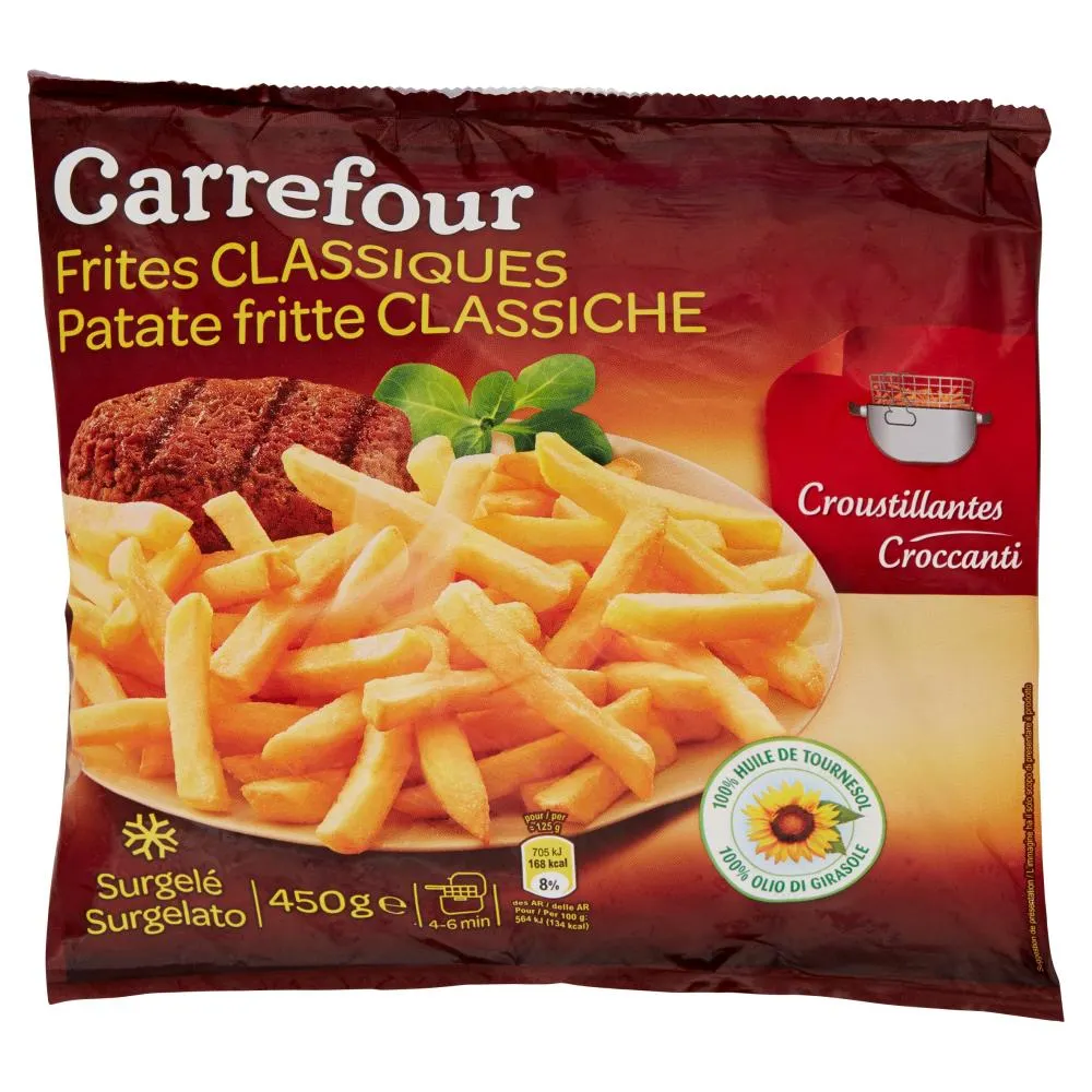 Carrefour Patate fritte Classiche Surgelate 450 g