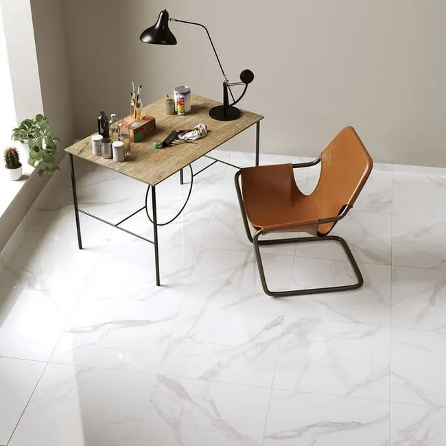 Piastrella da pavimento interno 60 x 60 cm Sp. 9 mm rettificato Magnifico in gres porcellanato smaltato grigio traffico medio forte (pei 3/5) R9 1.44 mq