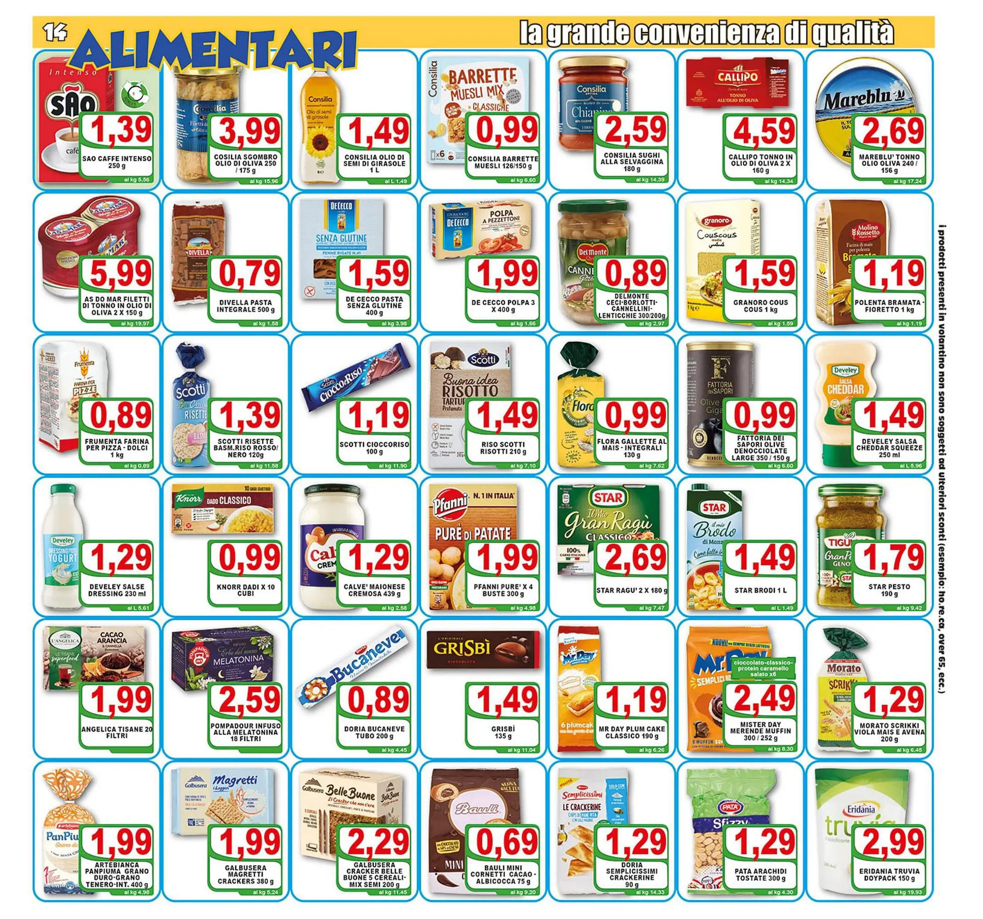 Volantino Top Supermercati da 15 novembre a 23 novembre di 2023 - Pagina del volantino 14