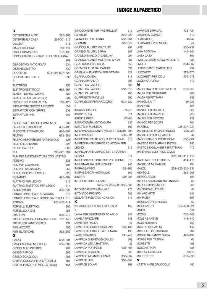 Catalogo Generale da 10 gennaio a 13 maggio di 2025 - Pagina del volantino 6