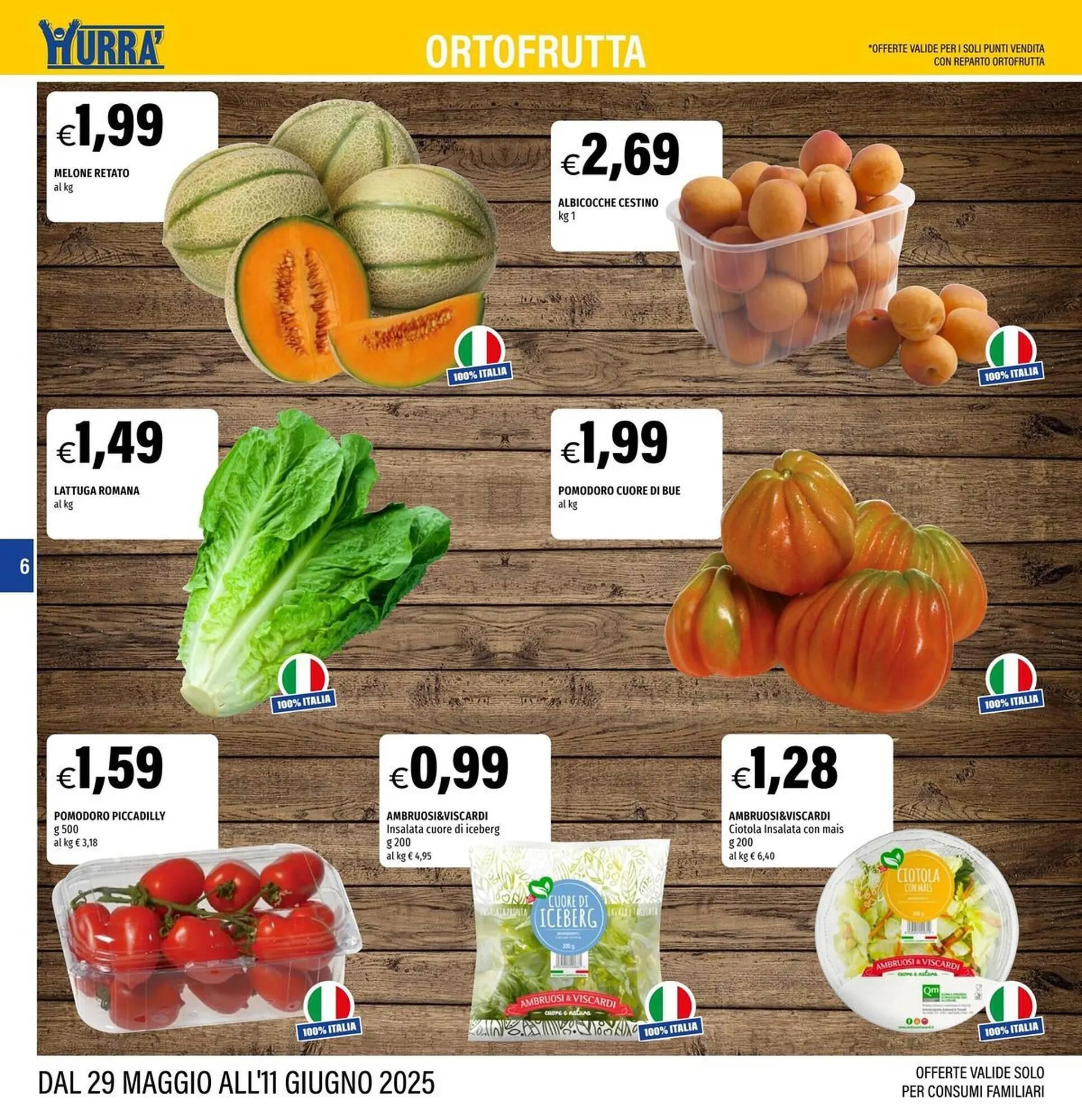 Volantino Hurrà da 29 maggio a 11 giugno di 2025 - Pagina del volantino 6