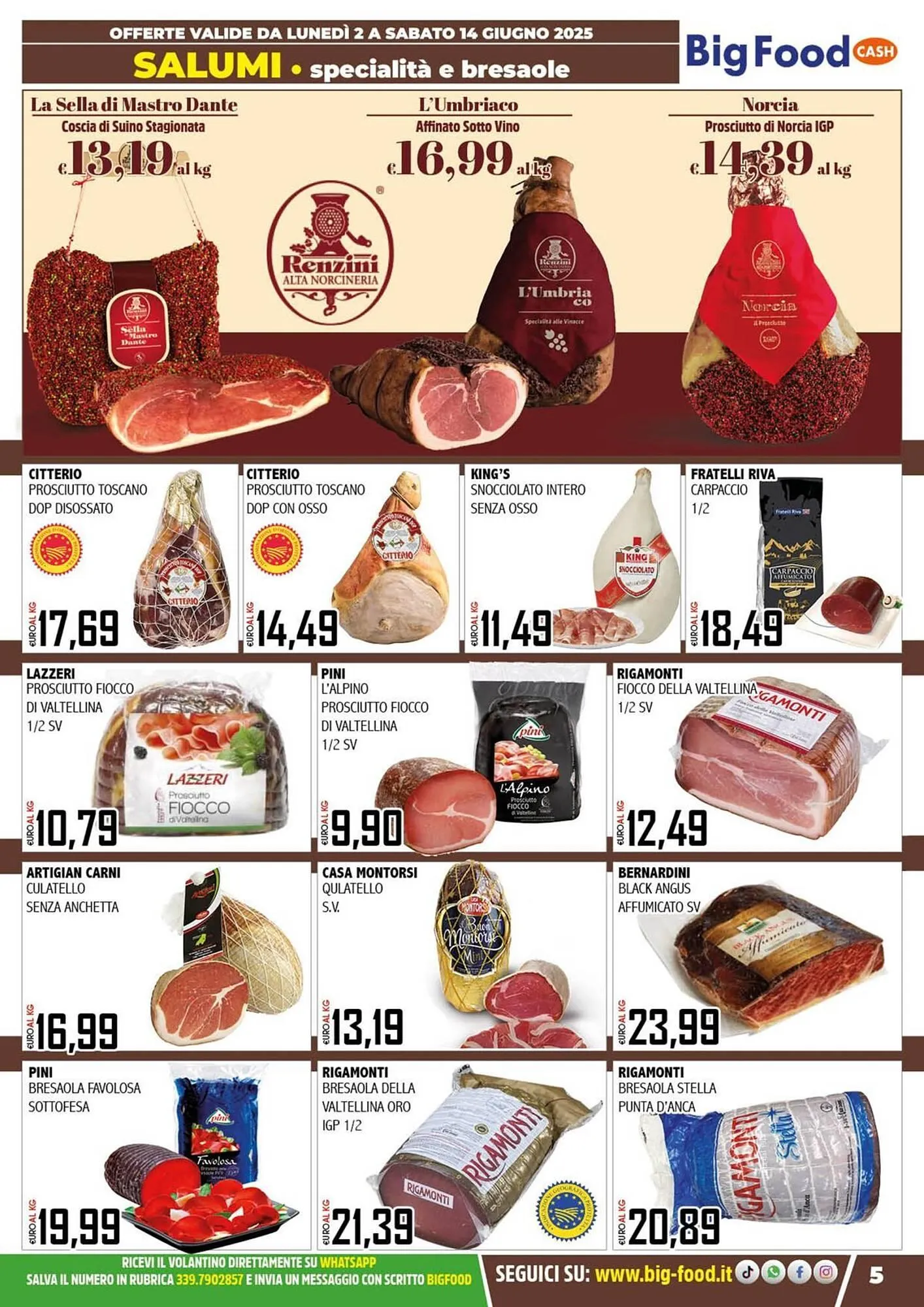 Volantino Big Food da 2 giugno a 14 giugno di 2025 - Pagina del volantino 5