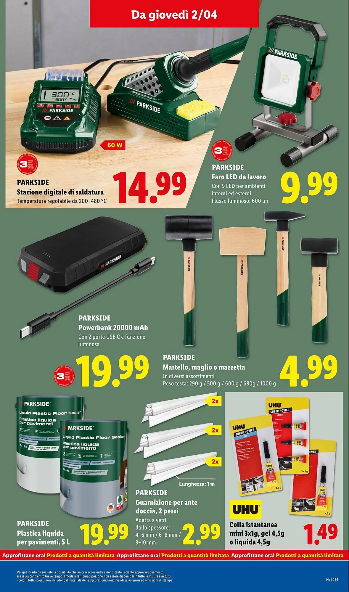 Volantino Lidl da 30 marzo a 8 aprile di 2026 - Pagina del volantino 45