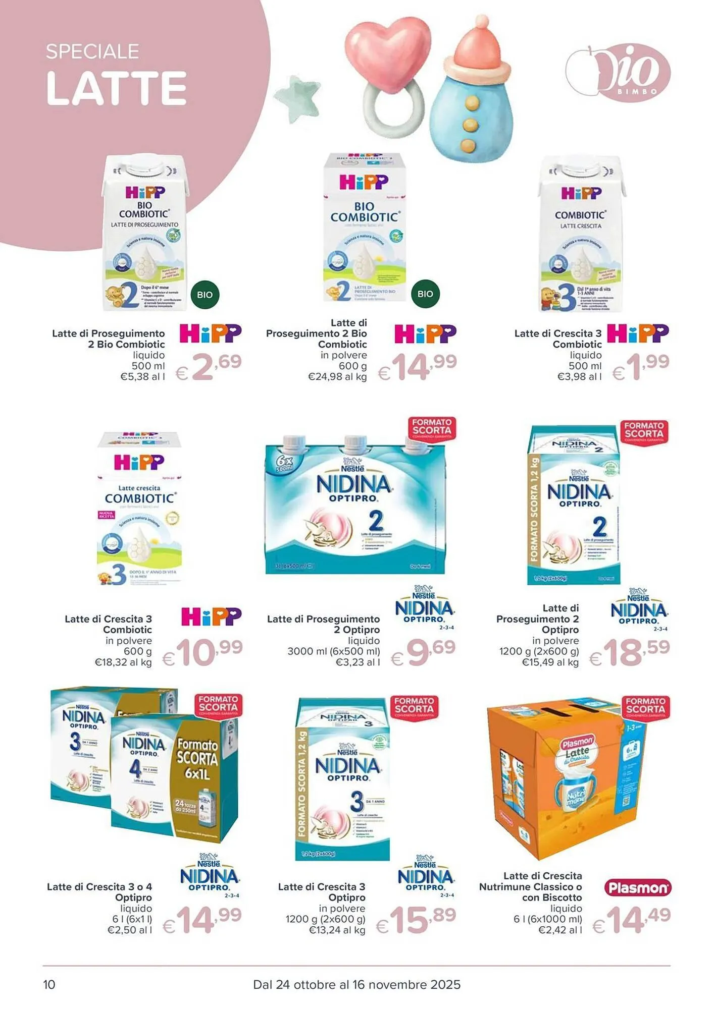 Volantino Io Bimbo da 24 ottobre a 16 novembre di 2025 - Pagina del volantino 10