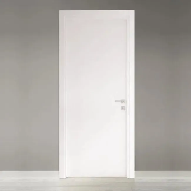 Porta tamburata battente Light bianco L 80 x H 210 cm reversibile