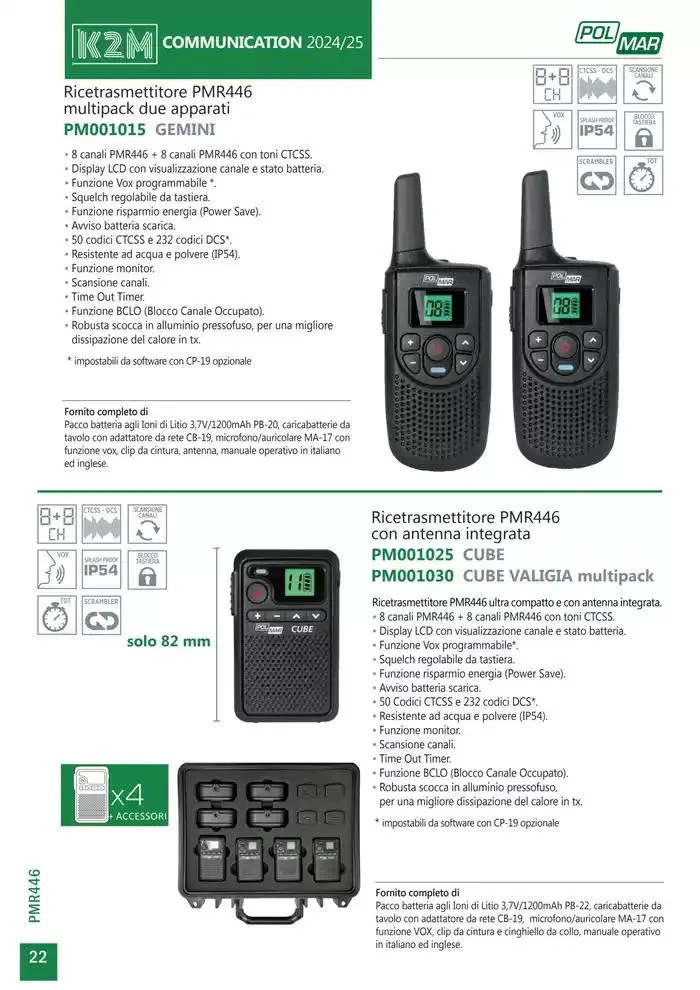 Comunicazione K2M da 28 gennaio a 31 dicembre di 2025 - Pagina del volantino 22