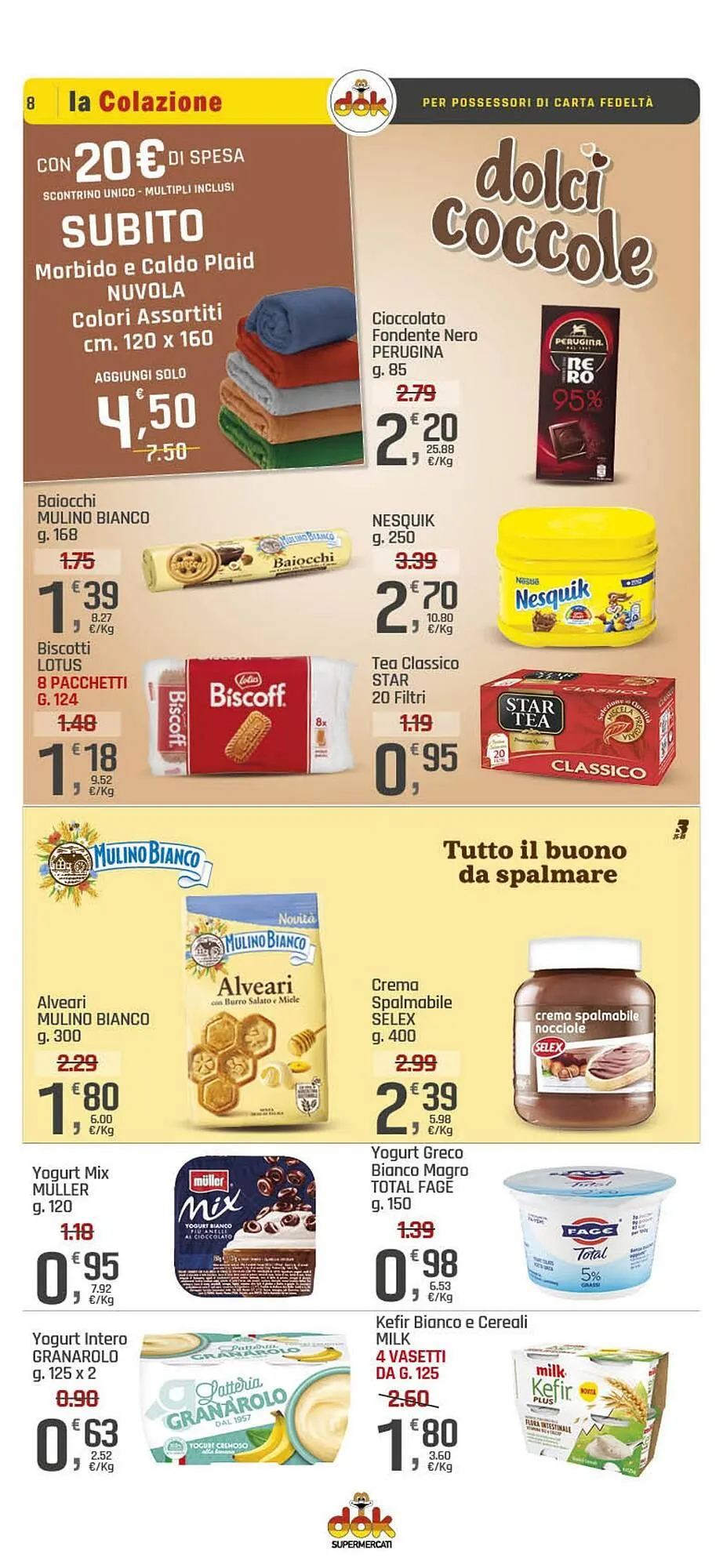 Volantino Supermercati Dok da 9 gennaio a 18 gennaio di 2026 - Pagina del volantino 8