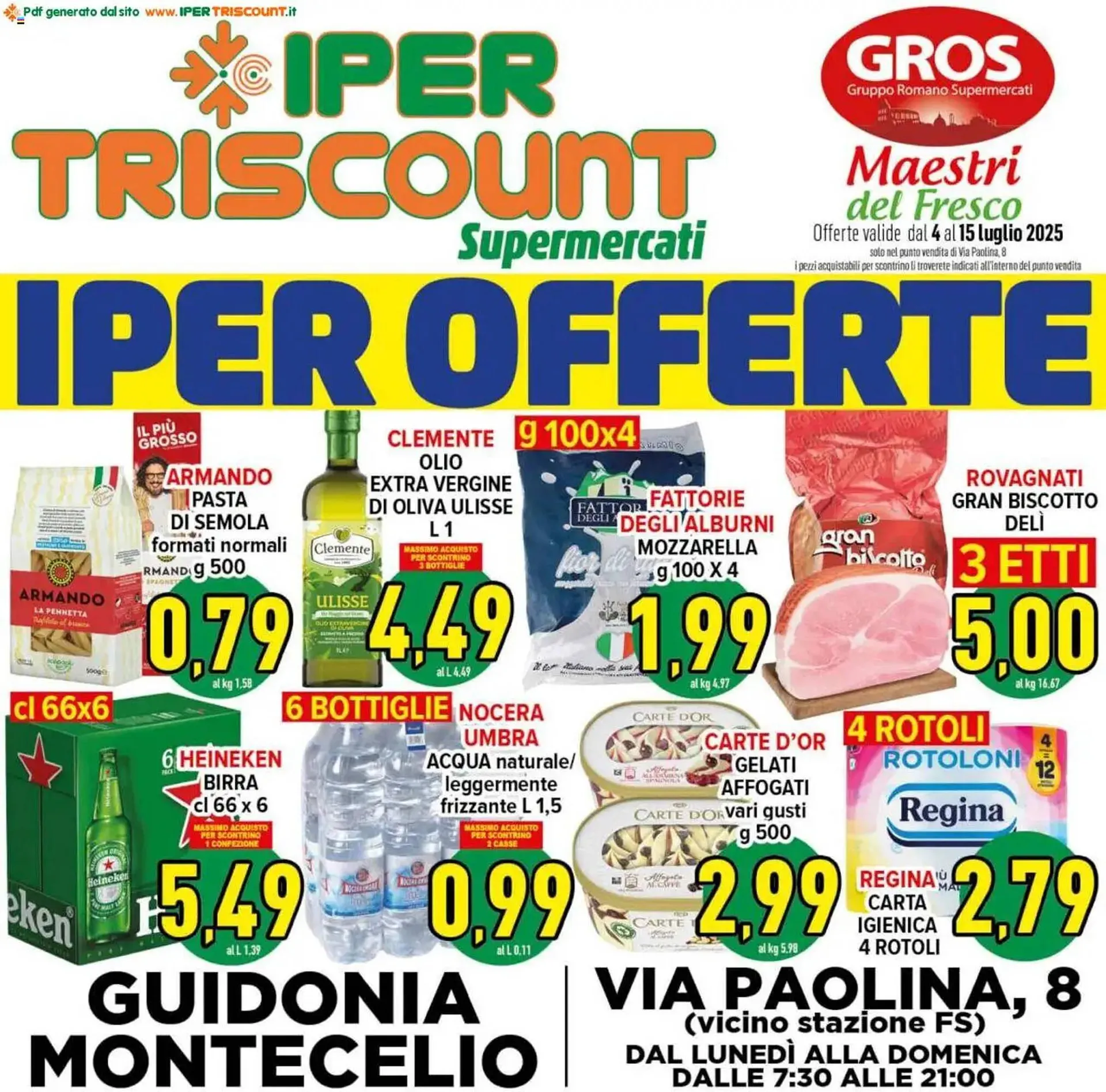 Volantino Iper Triscount - 1